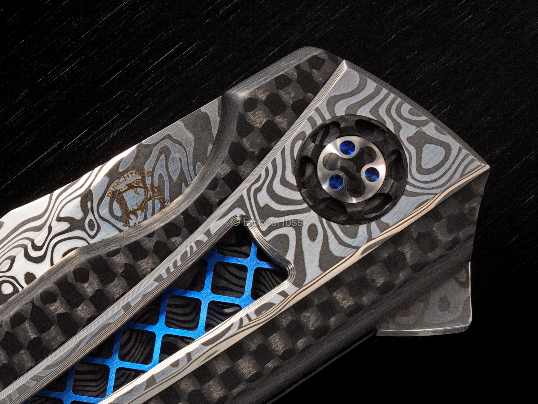 Michael Burch (Burchtree Bladeworks) Custom Very Deluxe Scaglione Flipper