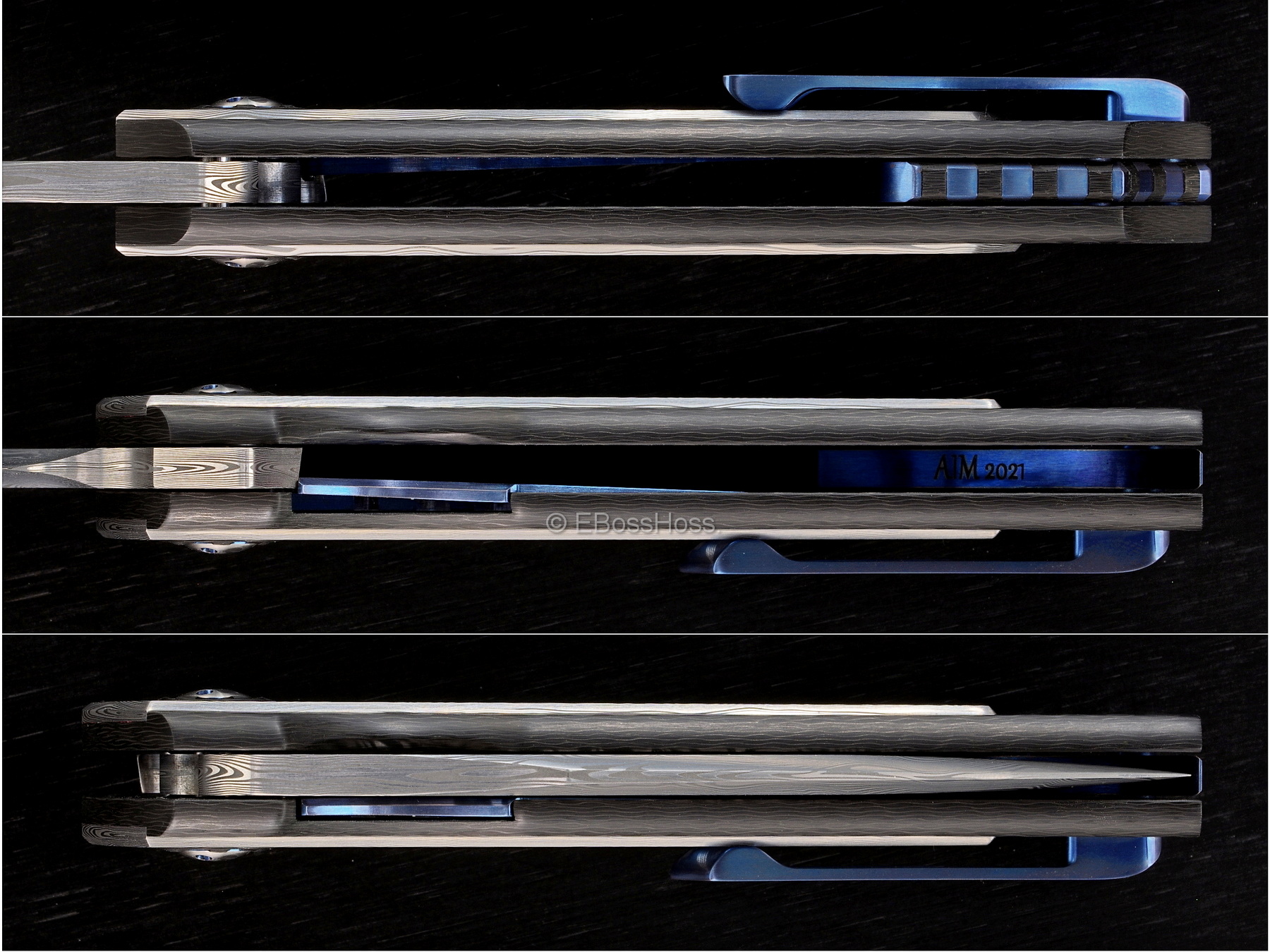 Michael Burch (Burchtree Bladeworks) Custom Very Deluxe Scaglione Flipper