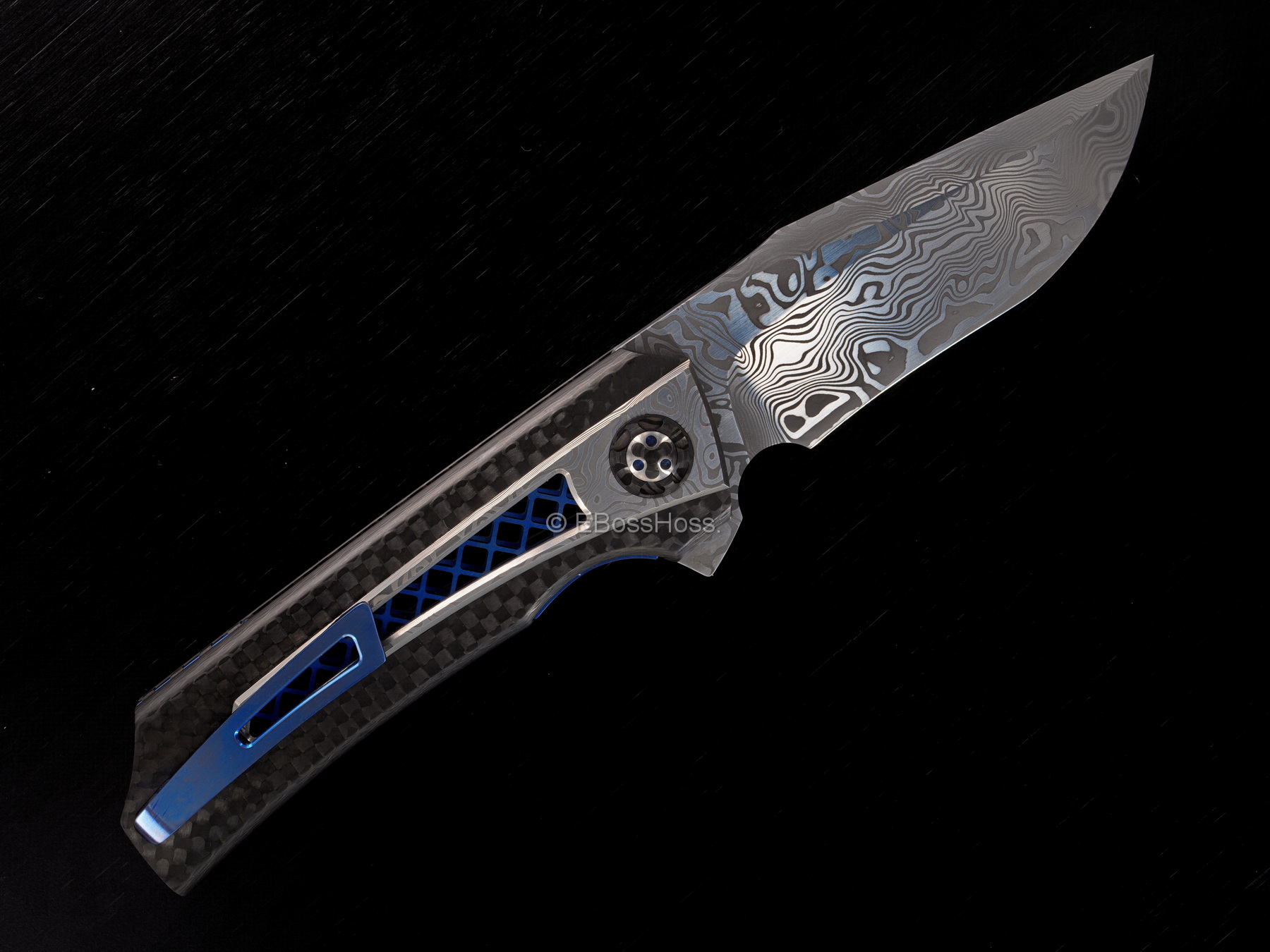 Michael Burch (Burchtree Bladeworks) Custom Very Deluxe Scaglione Flipper