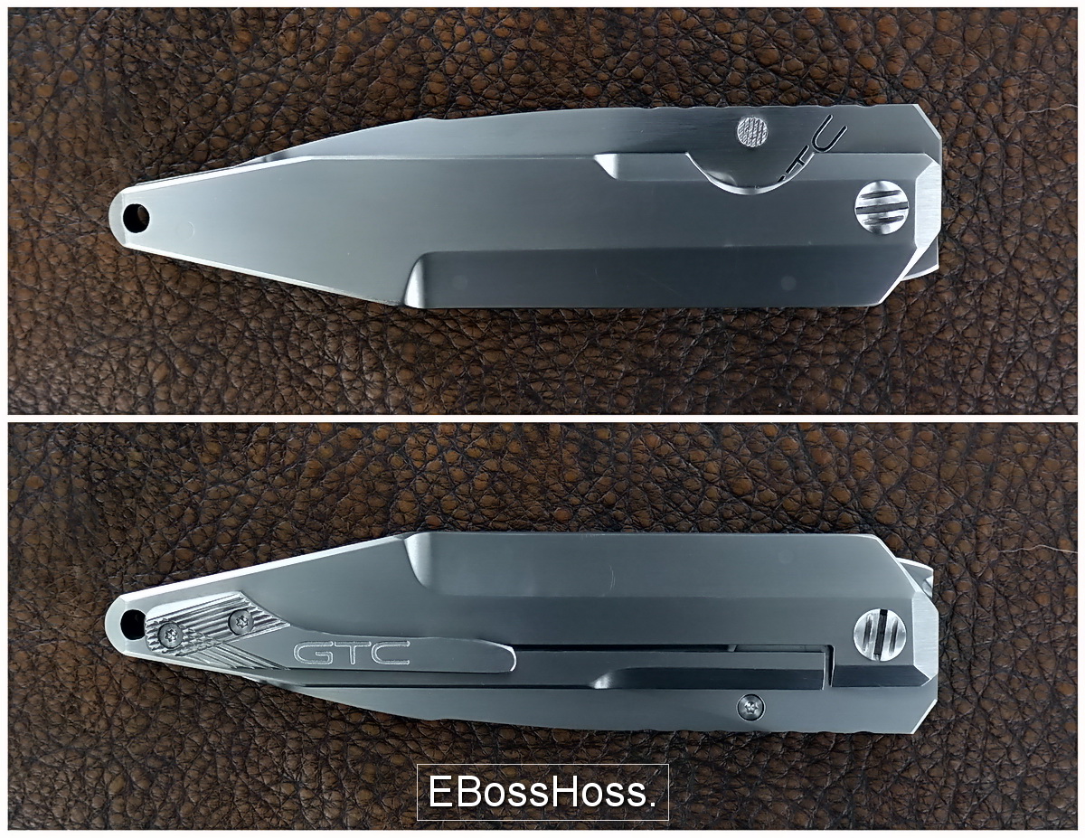 Gustavo Cecchini (GTC Knives) Titanium Prisma Flipper