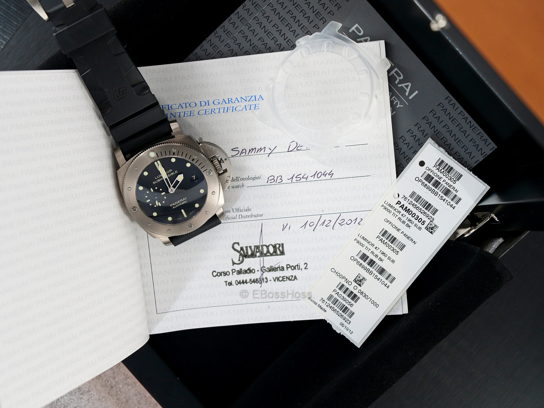 Panerai Luminor 1950 Submersible 3 Days Auto 47mm Titanium