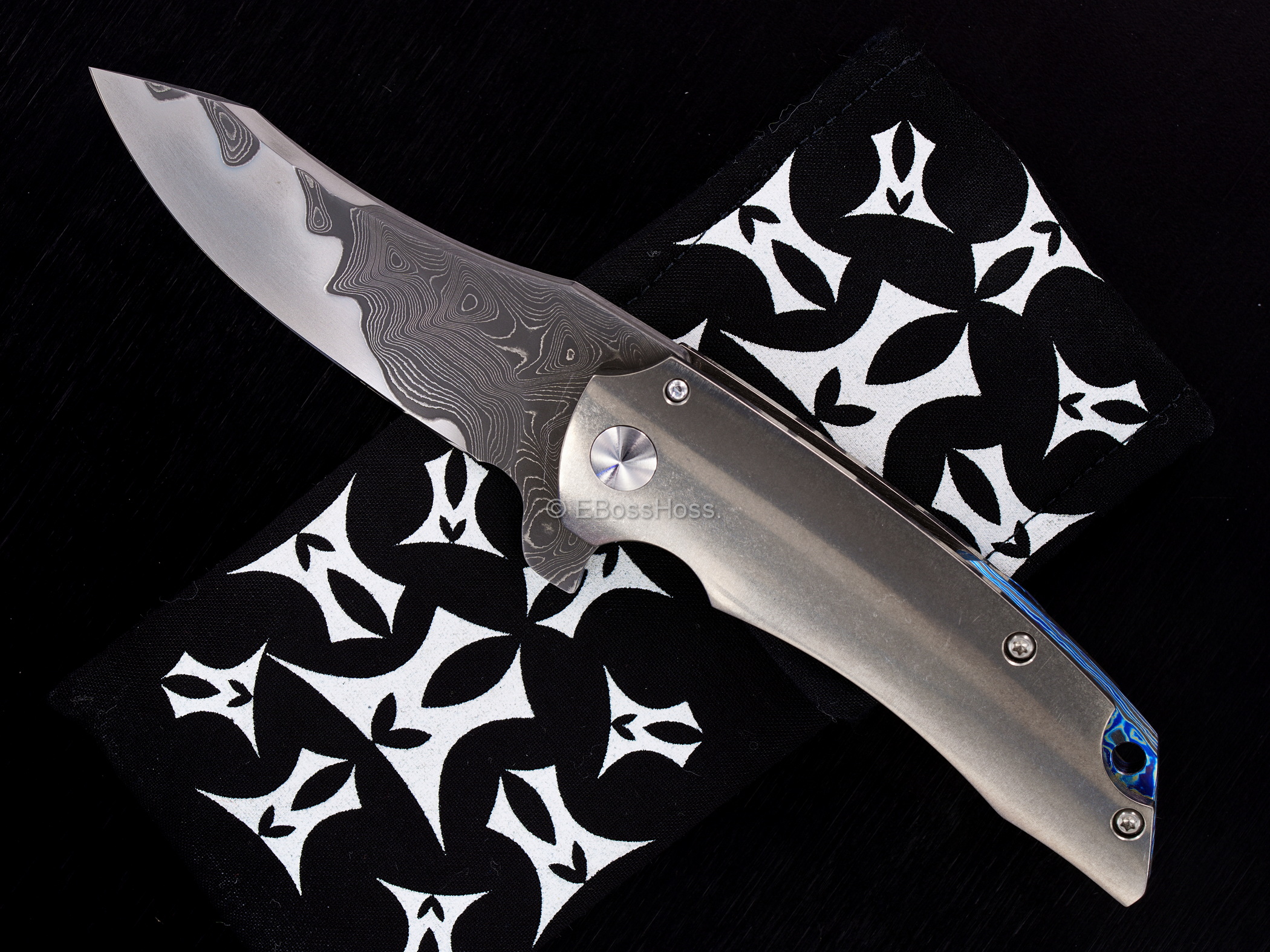 Jeremy Marsh Custom San Mai Roxstar Framelock Flipper