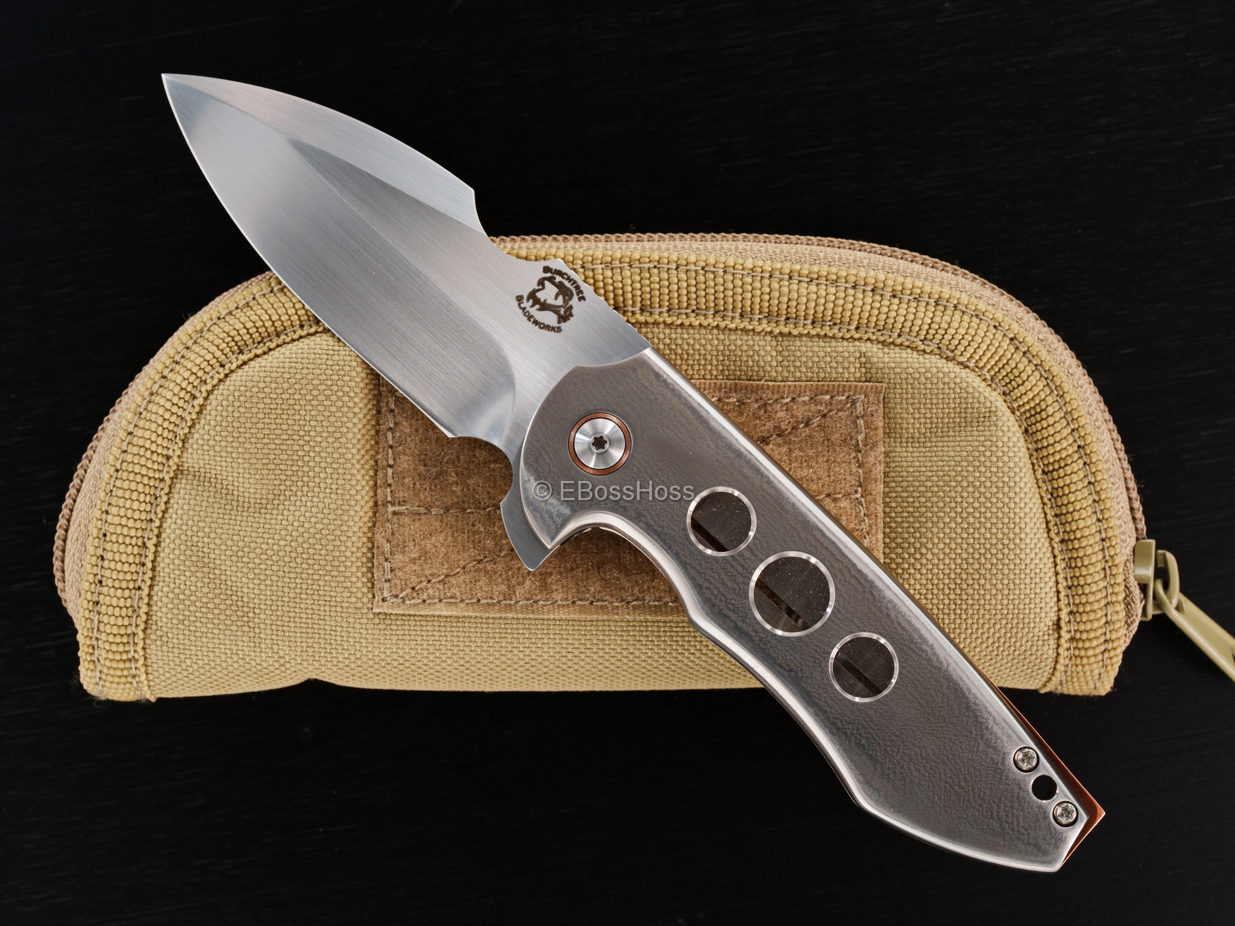 Michael Burch Custom EDC Genesis Framelock Flipper