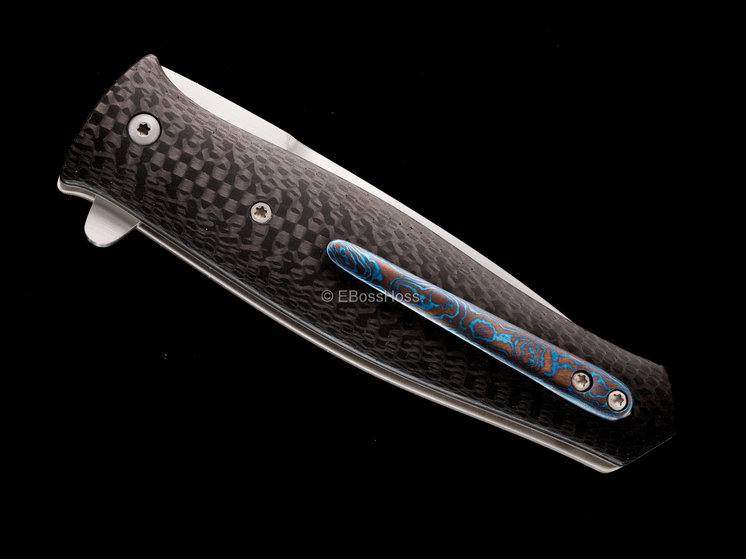 Tom Mayo Custom Deluxe Linerlock Dr Death Jr Flipper