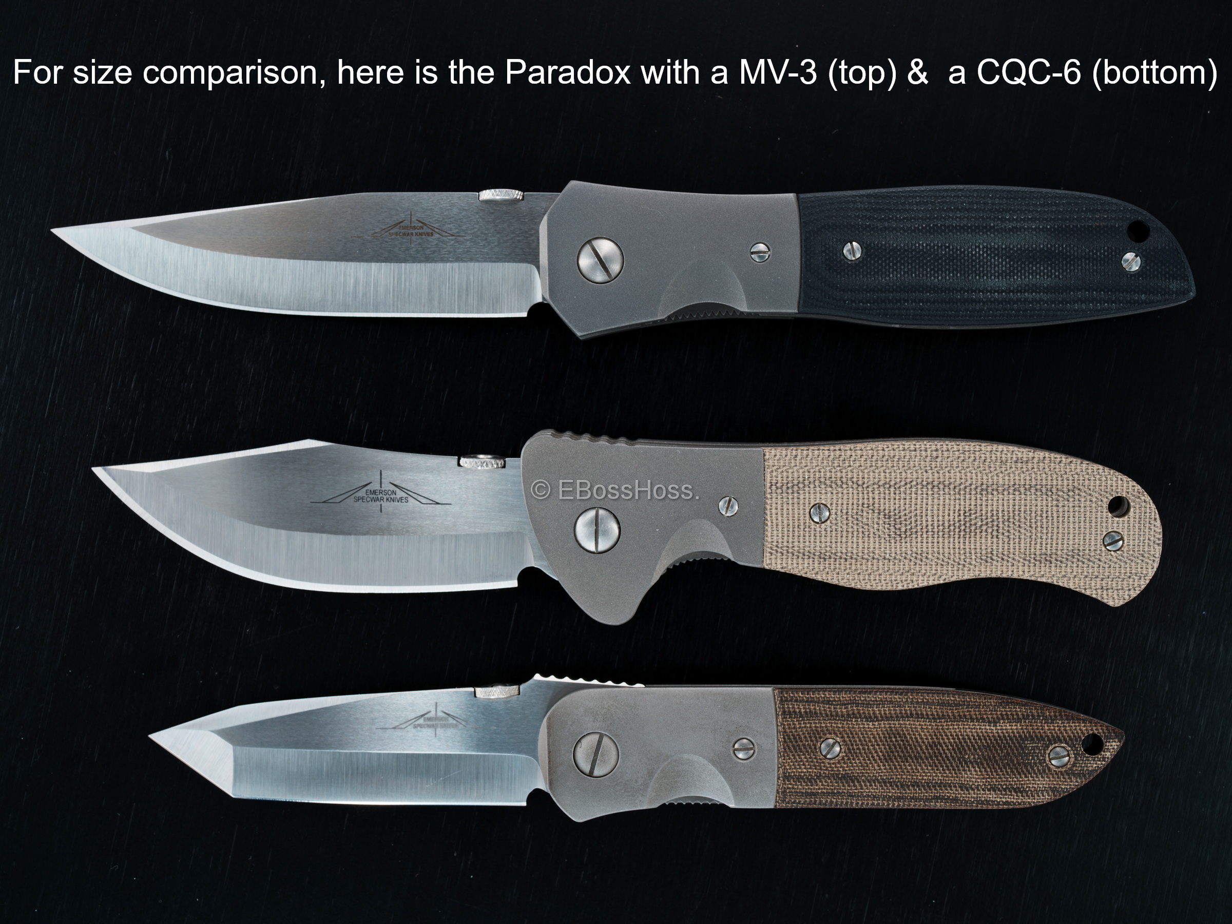 Ernie Emerson Custom Bolstered Paradox