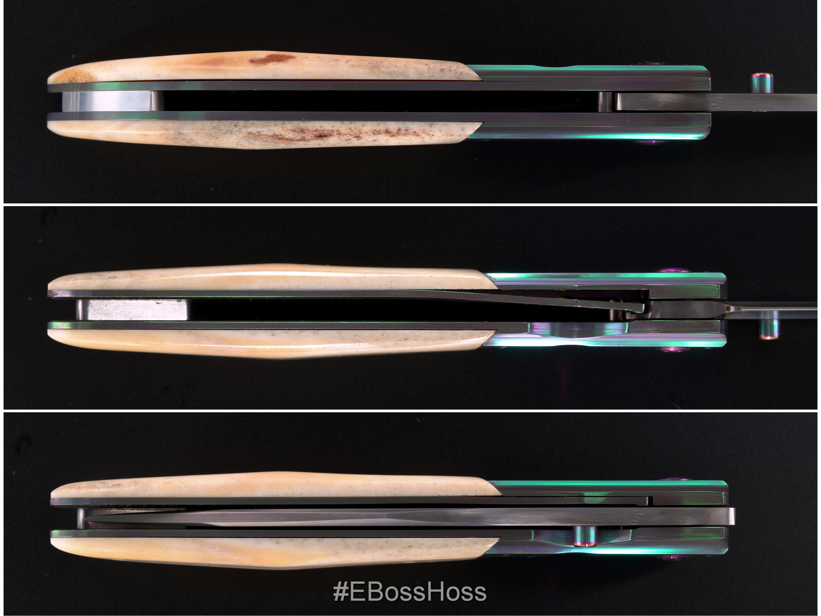Ernie Emerson Custom Bolstered Halfmoon Pre-Prototype A116 ''Missing Link''