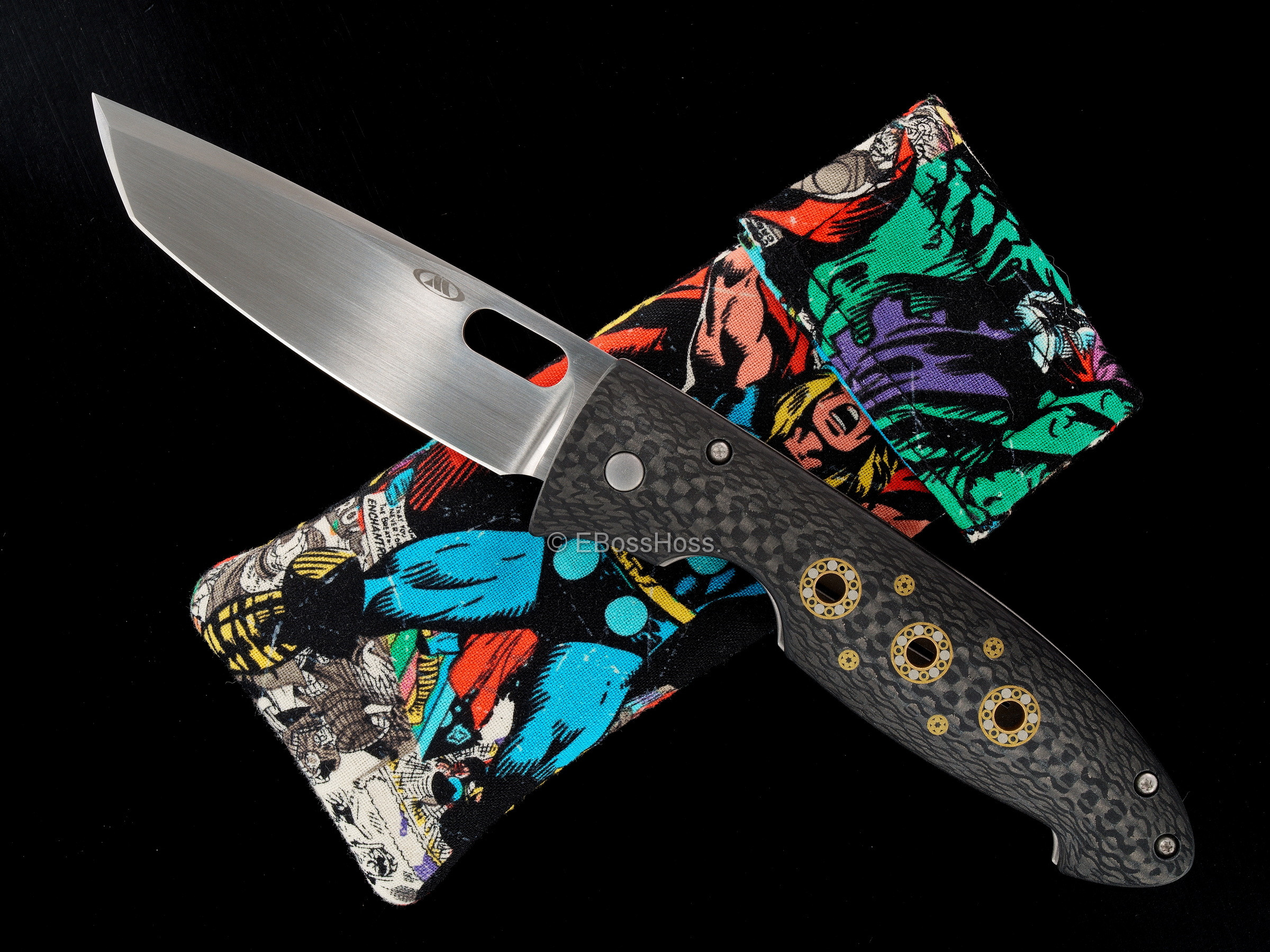 Tom Mayo Custom Deluxe Retro Tanto Framelock