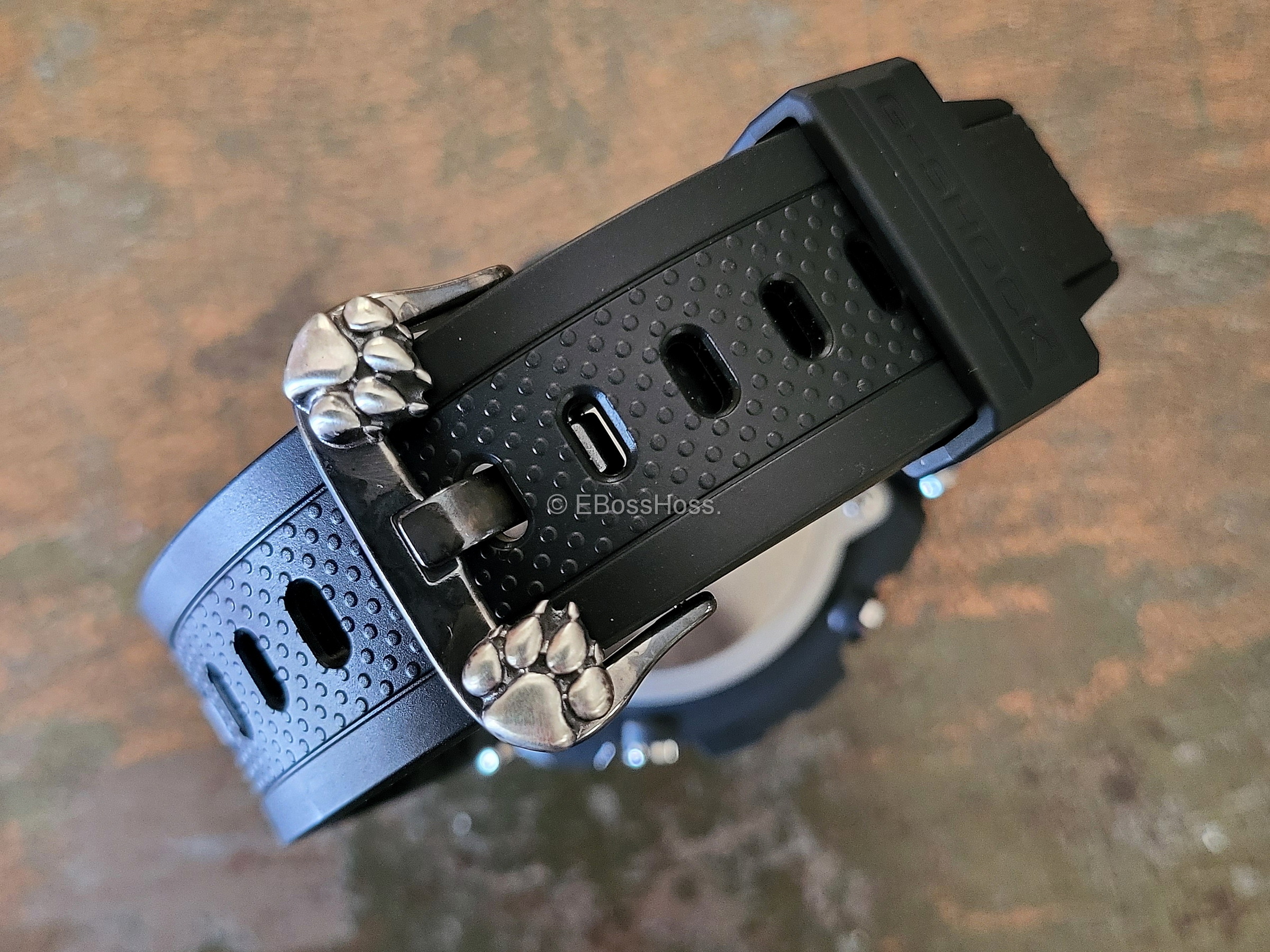 Steel Flame Custom Dog-Paw G-Shock - by Derrick Obatake