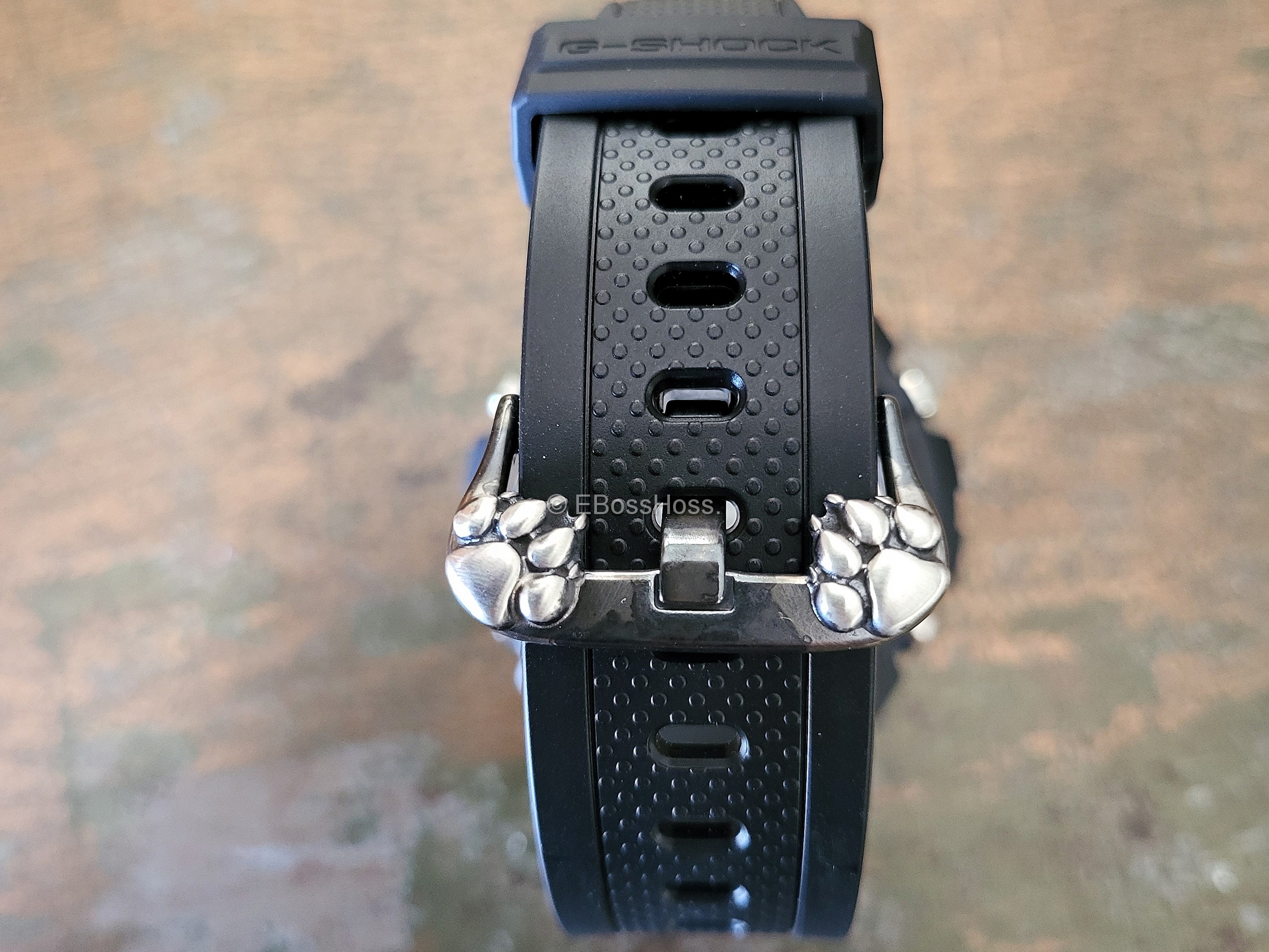 Steel Flame Custom Dog-Paw G-Shock - by Derrick Obatake