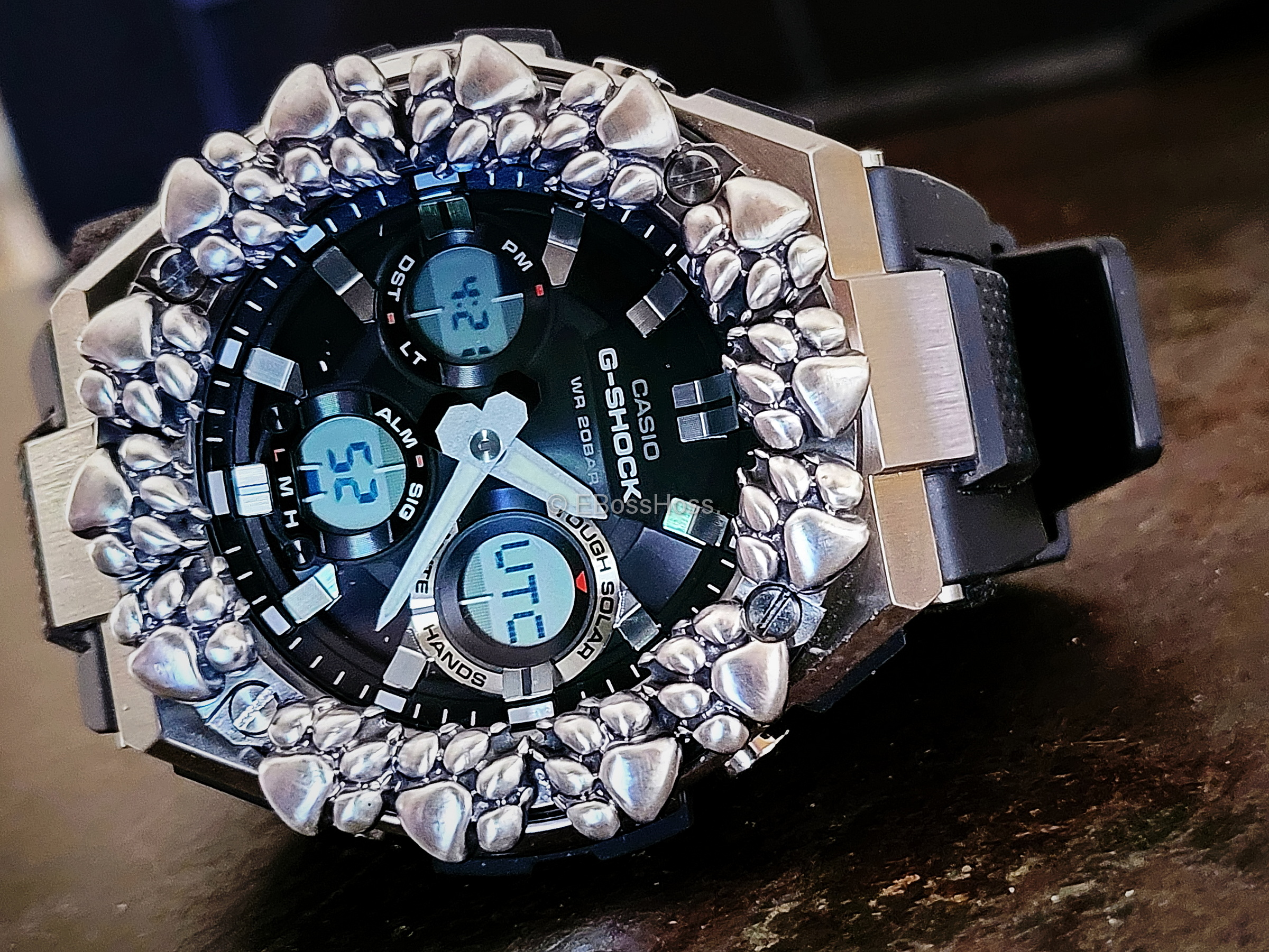 Steel Flame Custom Dog-Paw G-Shock - by Derrick Obatake