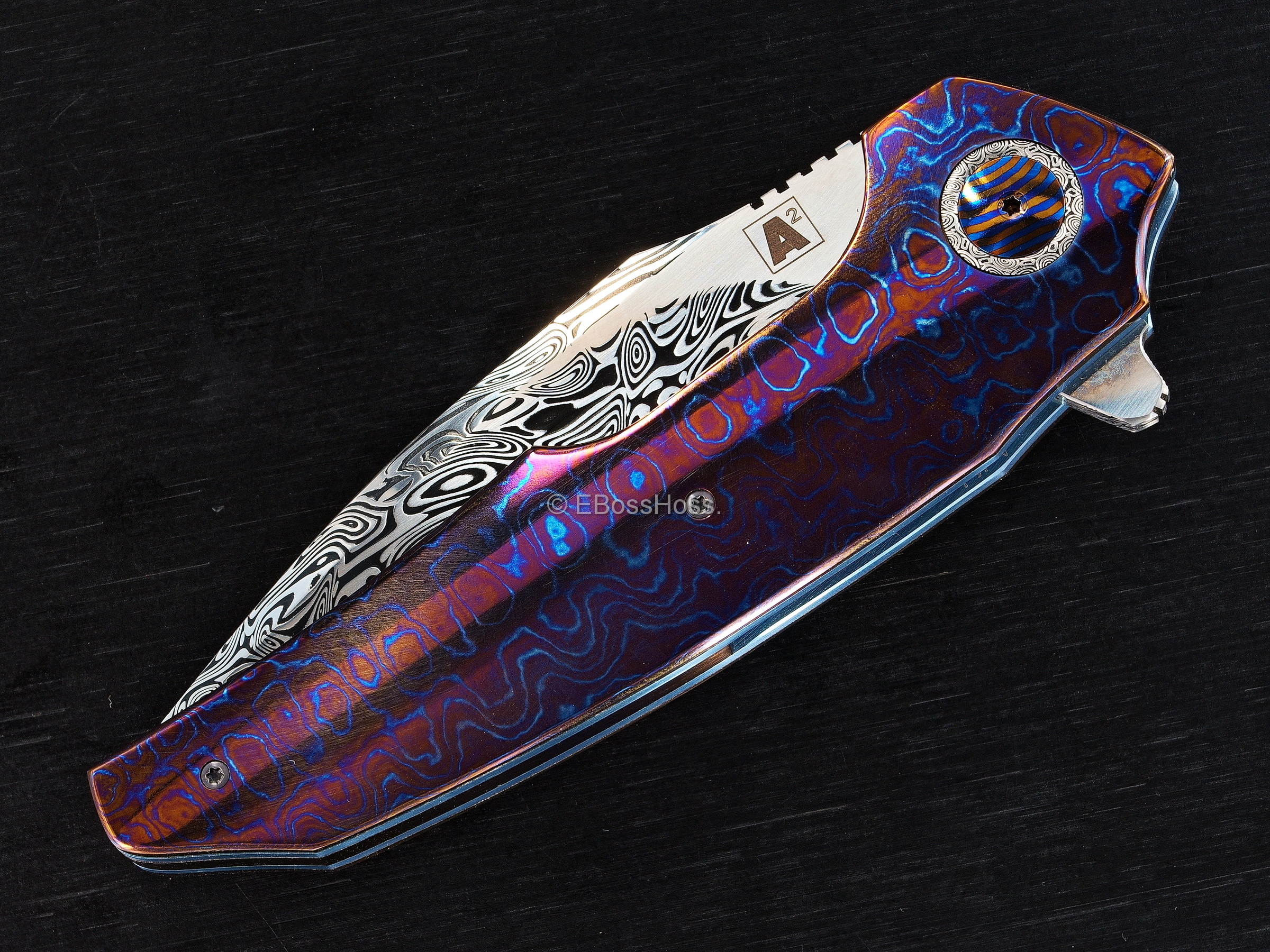 A2 Knives Custom A6 Very Premium A6 Midi Flipper