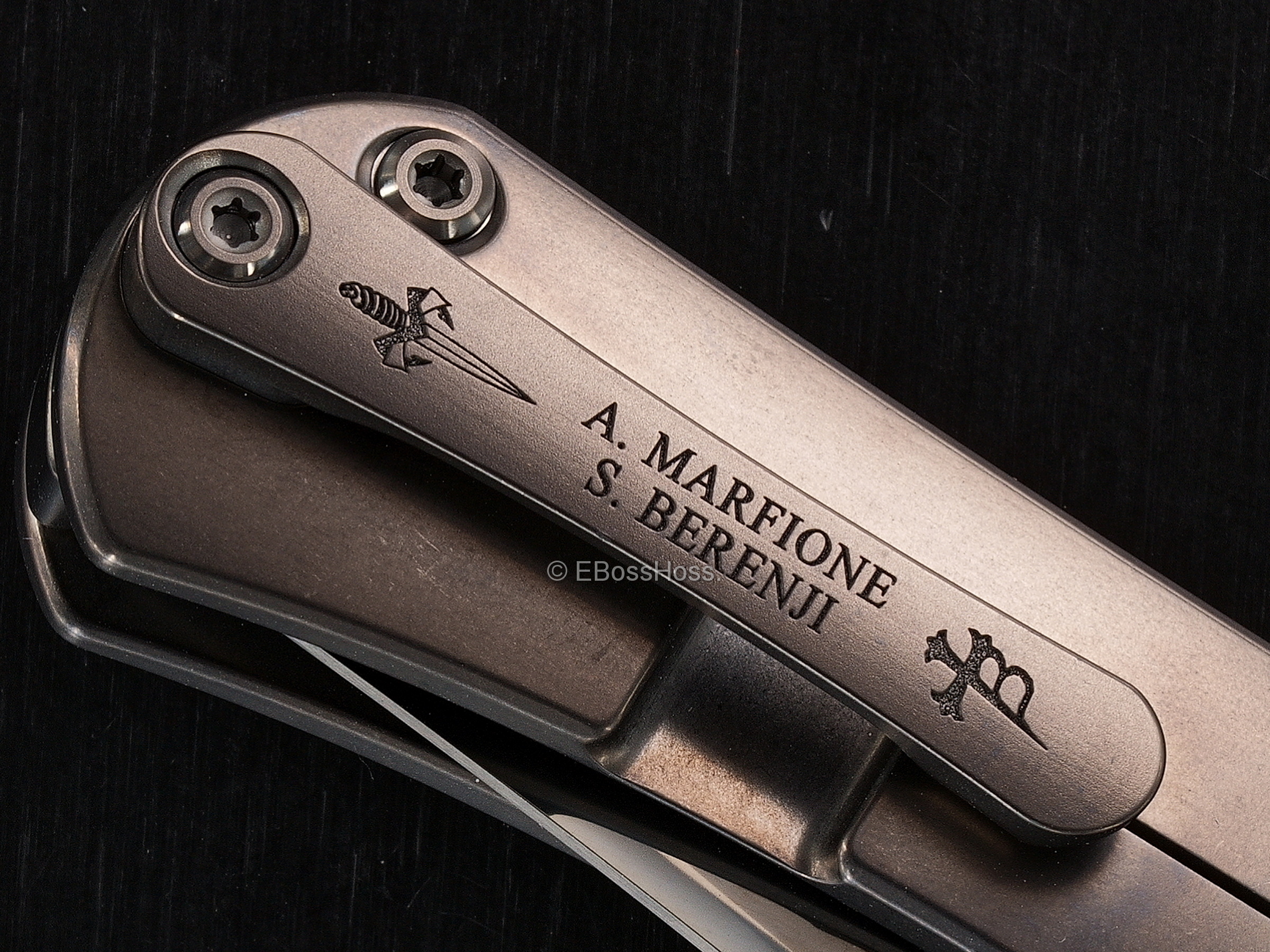 Marfione Custom Knives / Borka Blades Black Diamond SBKF Collaboration