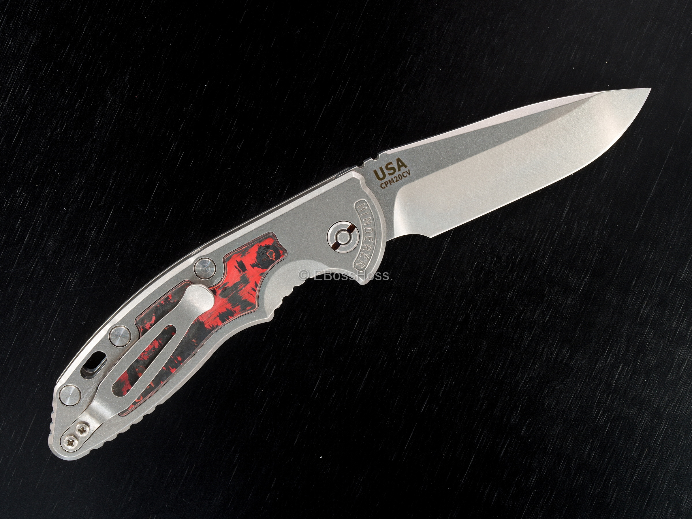 Rick Hinderer First-Release Auto XM-18 with Fat-Carbon Inlays
