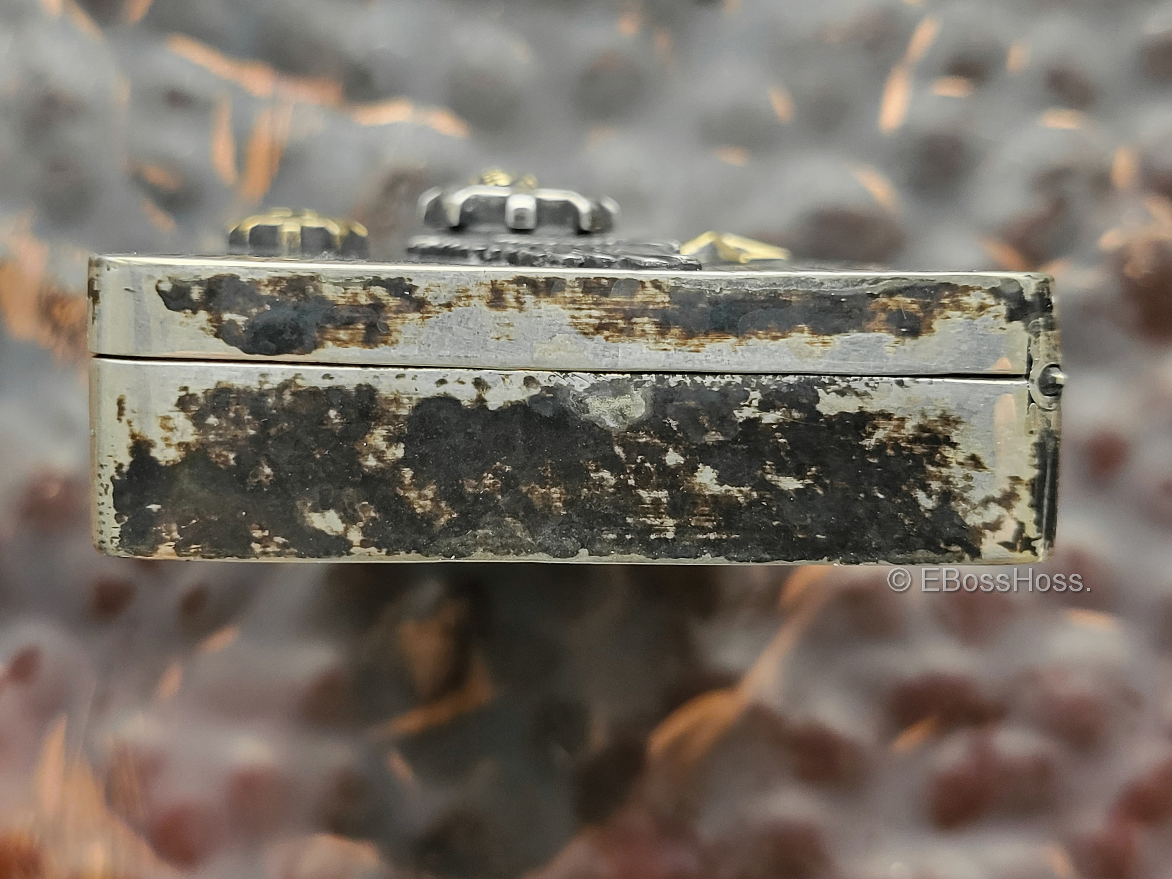 Starlingear Custom ''Personal Collection'' Sterling Silver Cigarette Box by Ryk Maverick