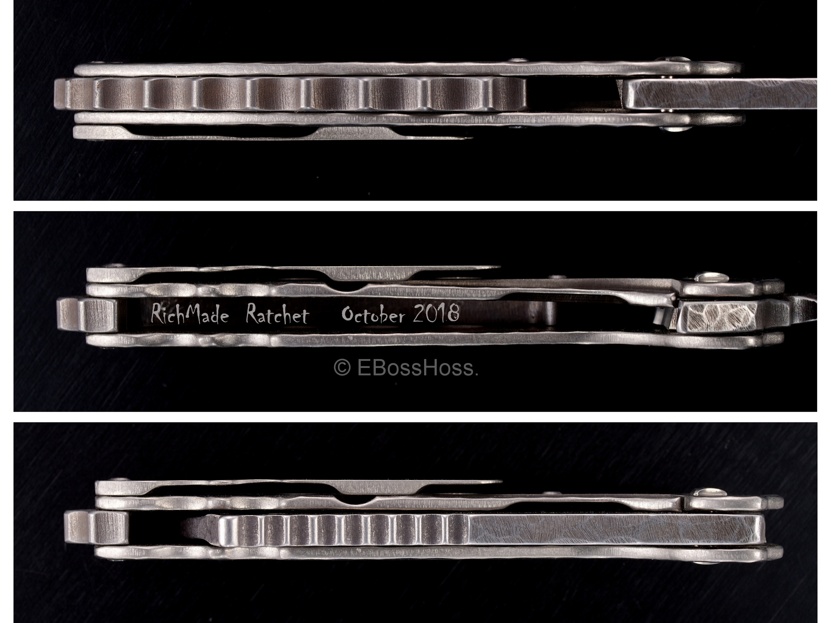 RichMade Knives Custom Large Ratchet Flipper