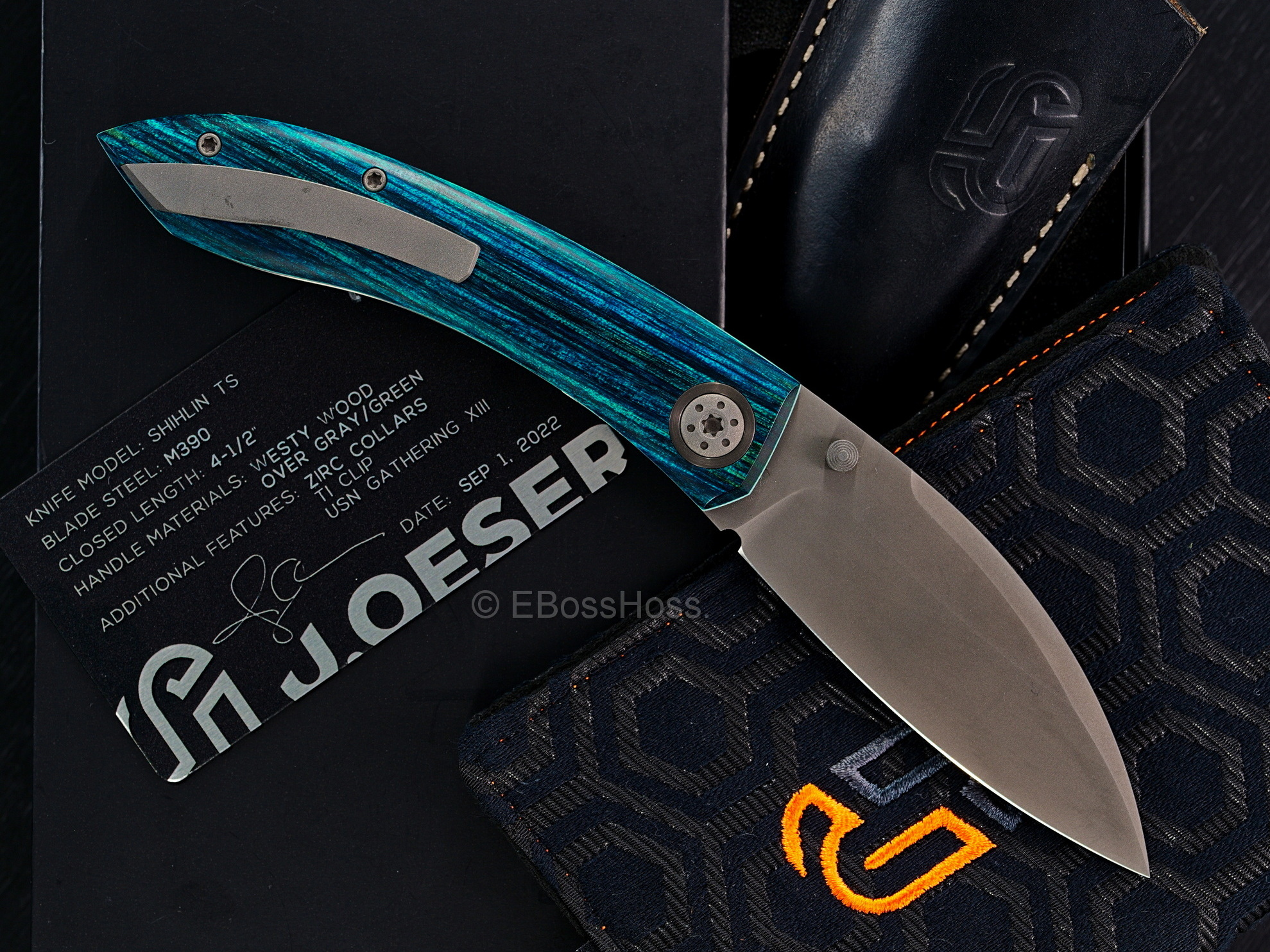 Jared Oeser Custom Shihlin TS Linerlock Folder