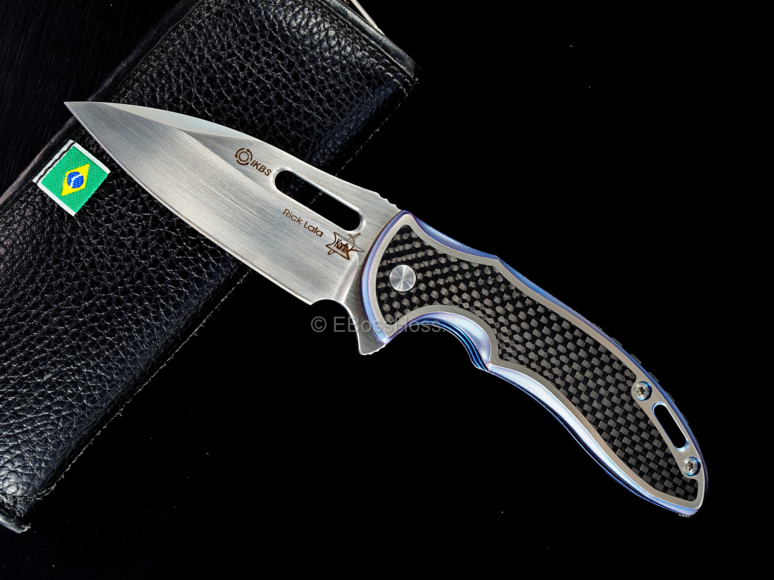  Korth Cutlery, Lala Integral-handled Sentry Flipper