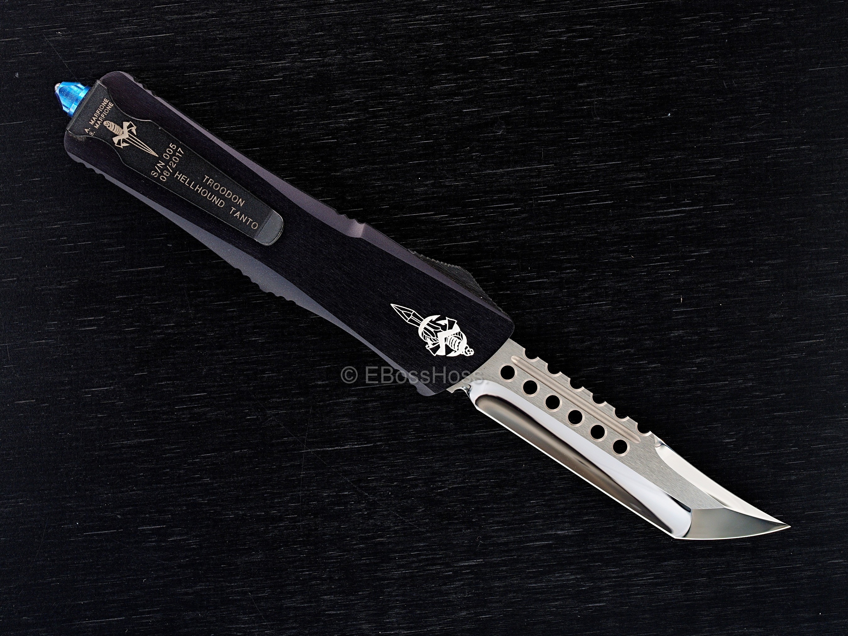 Anthony Marfione - Sean Marfione Custom Troodon Hellhound Tanto Mirror