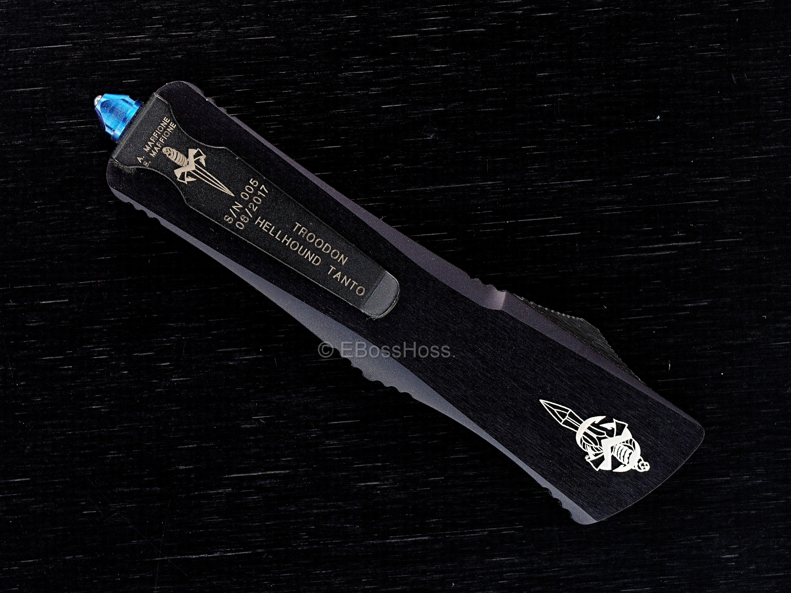 Anthony Marfione - Sean Marfione Custom Troodon Hellhound Tanto Mirror