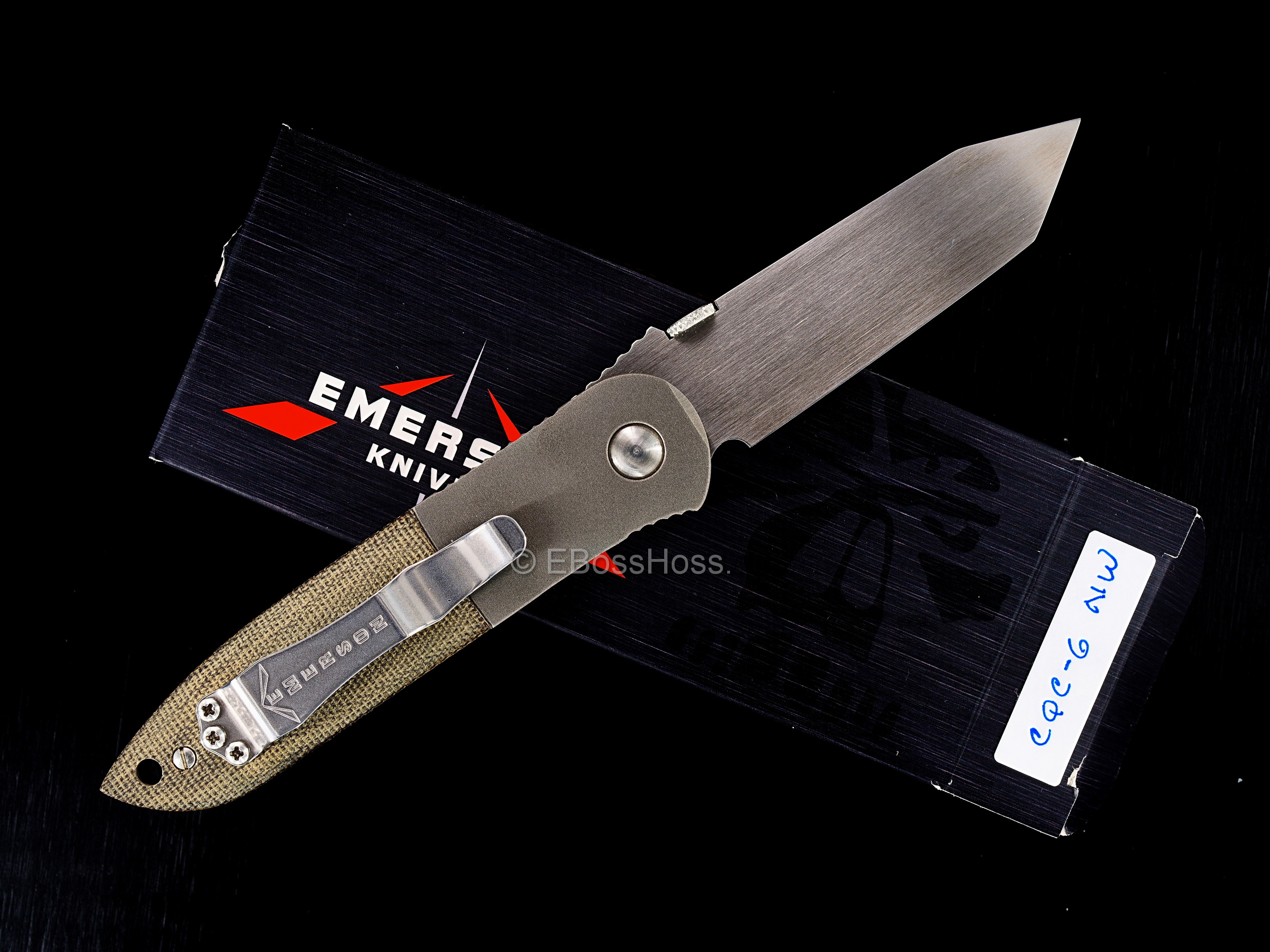 Ernie Emerson Custom CQC-6 Non-Waved