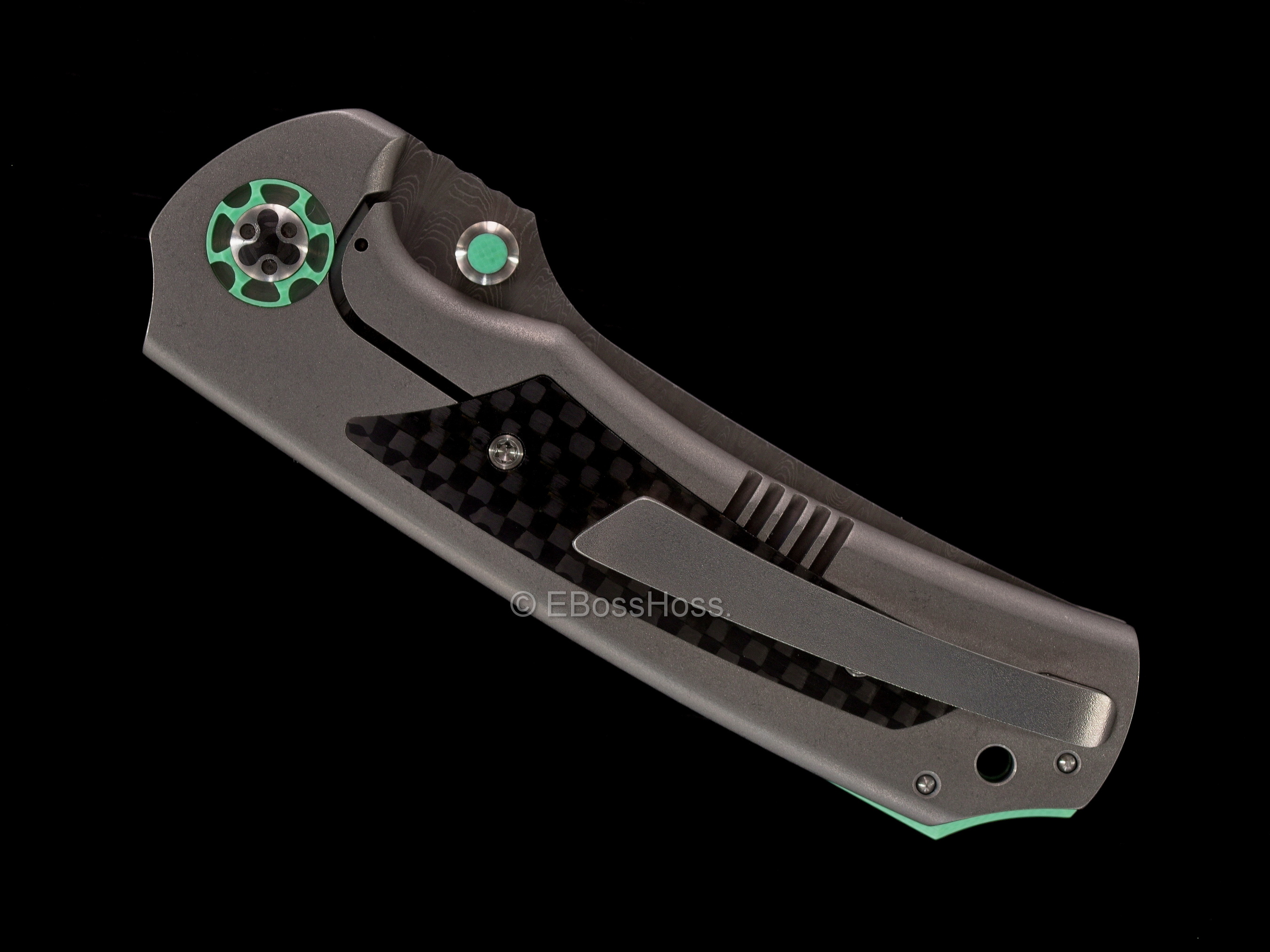 Michael Burch (Burchtree Bladeworks) Custom Deluxe Tiffany Persian Framelock