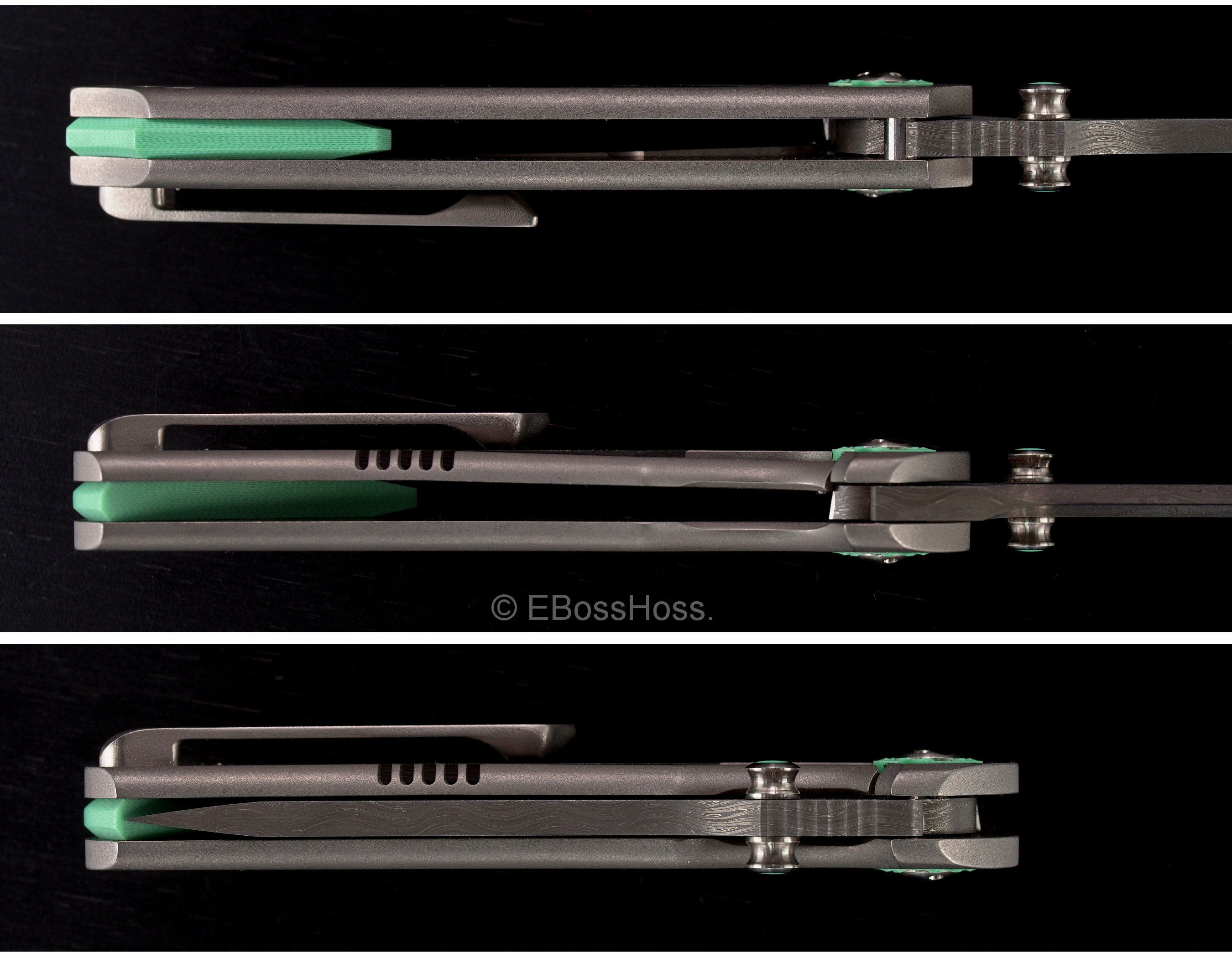 Michael Burch (Burchtree Bladeworks) Custom Deluxe Tiffany Persian Framelock