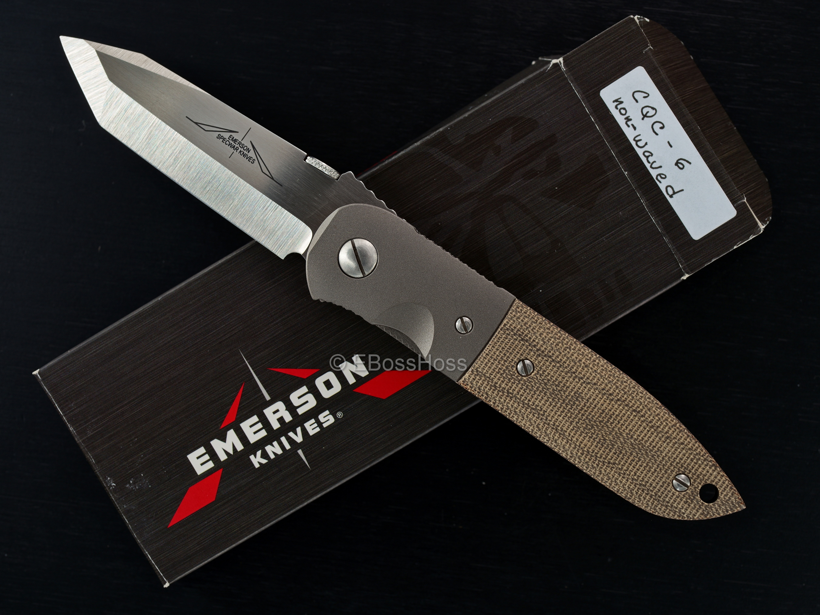 Ernie Emerson Custom CQC-6 Non-Waved
