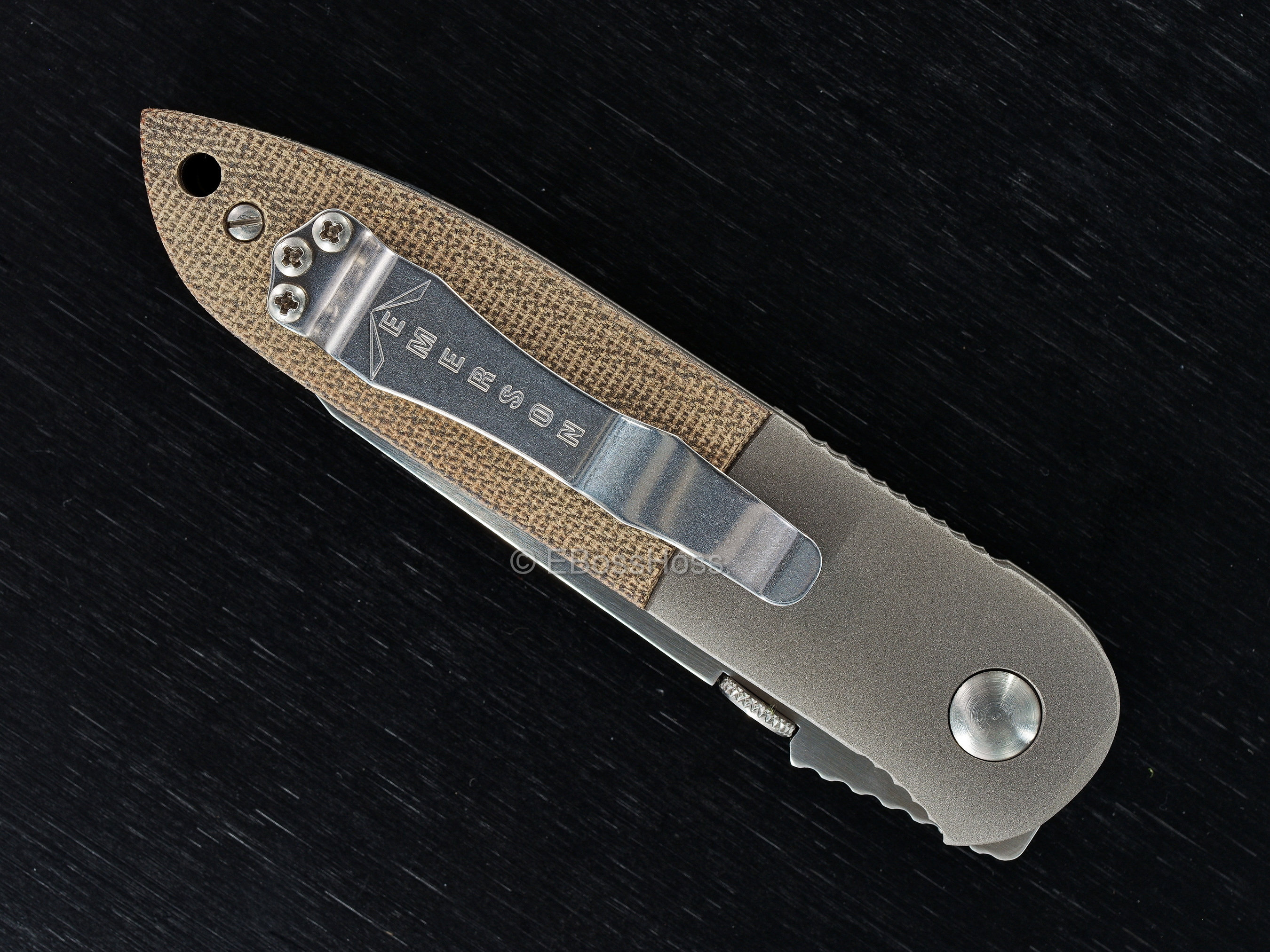 Ernie Emerson Custom CQC-6 Non-Waved