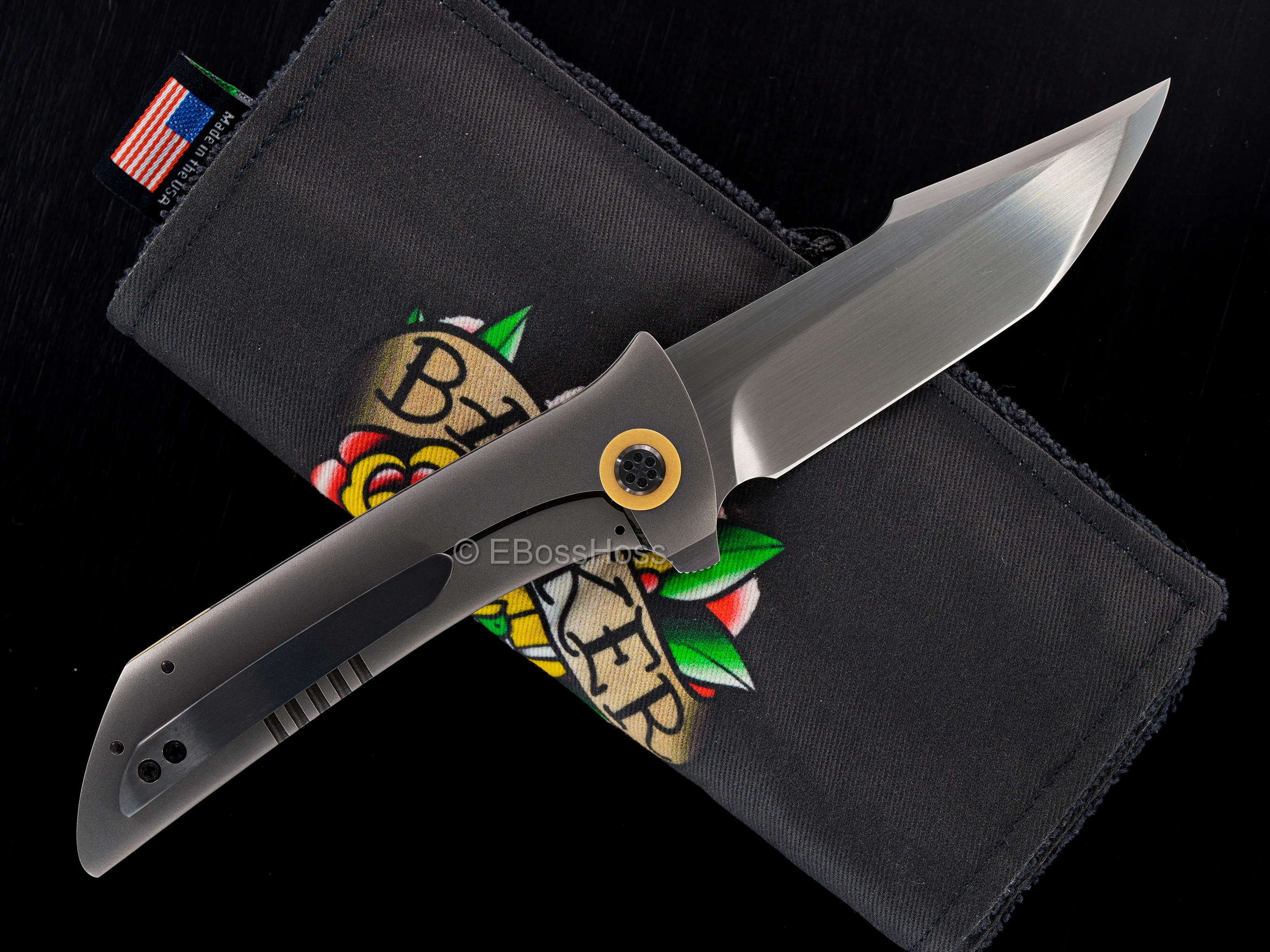 John Barker Custom Black Shuck Flipper