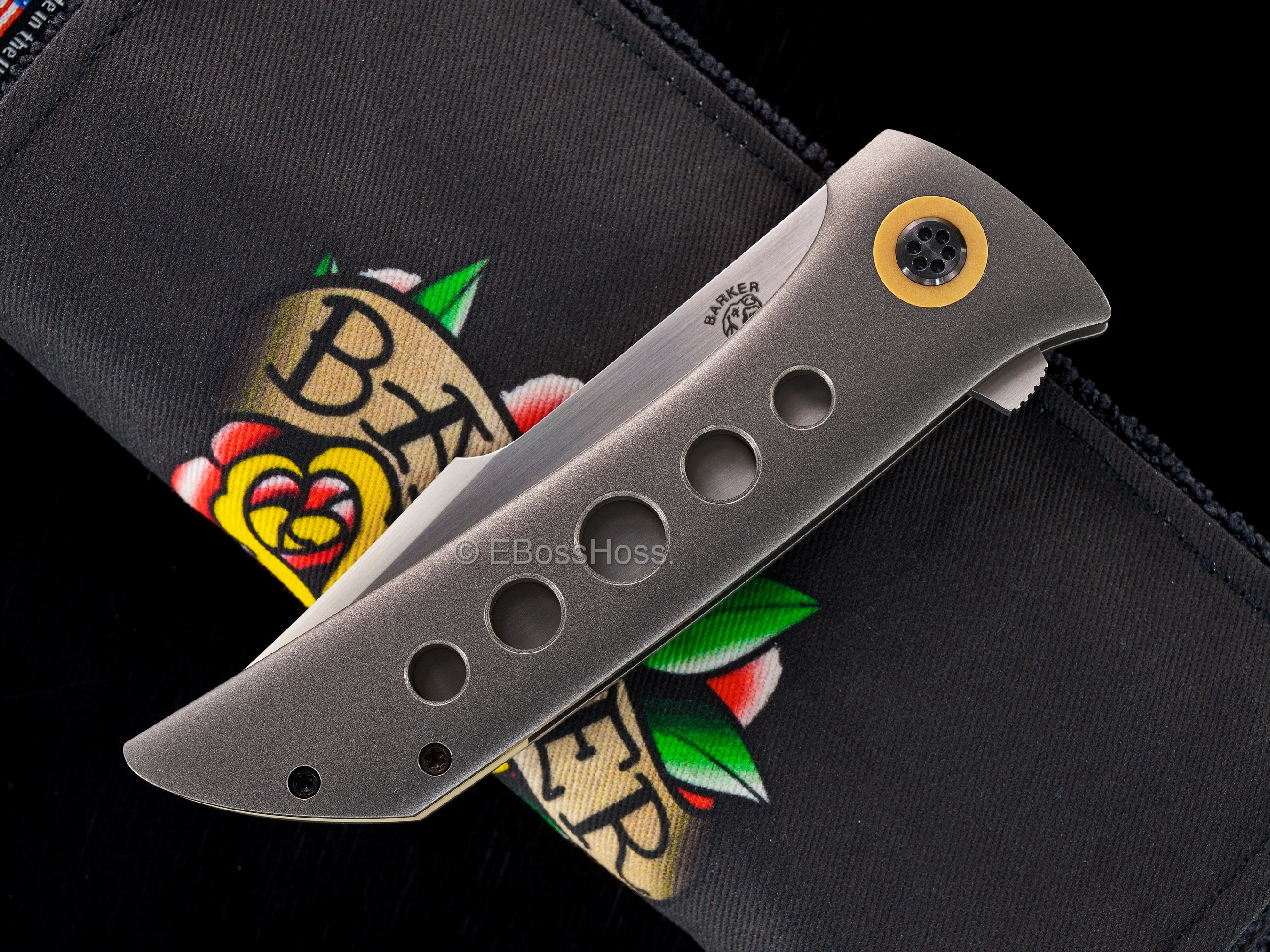 John Barker Custom Black Shuck Flipper