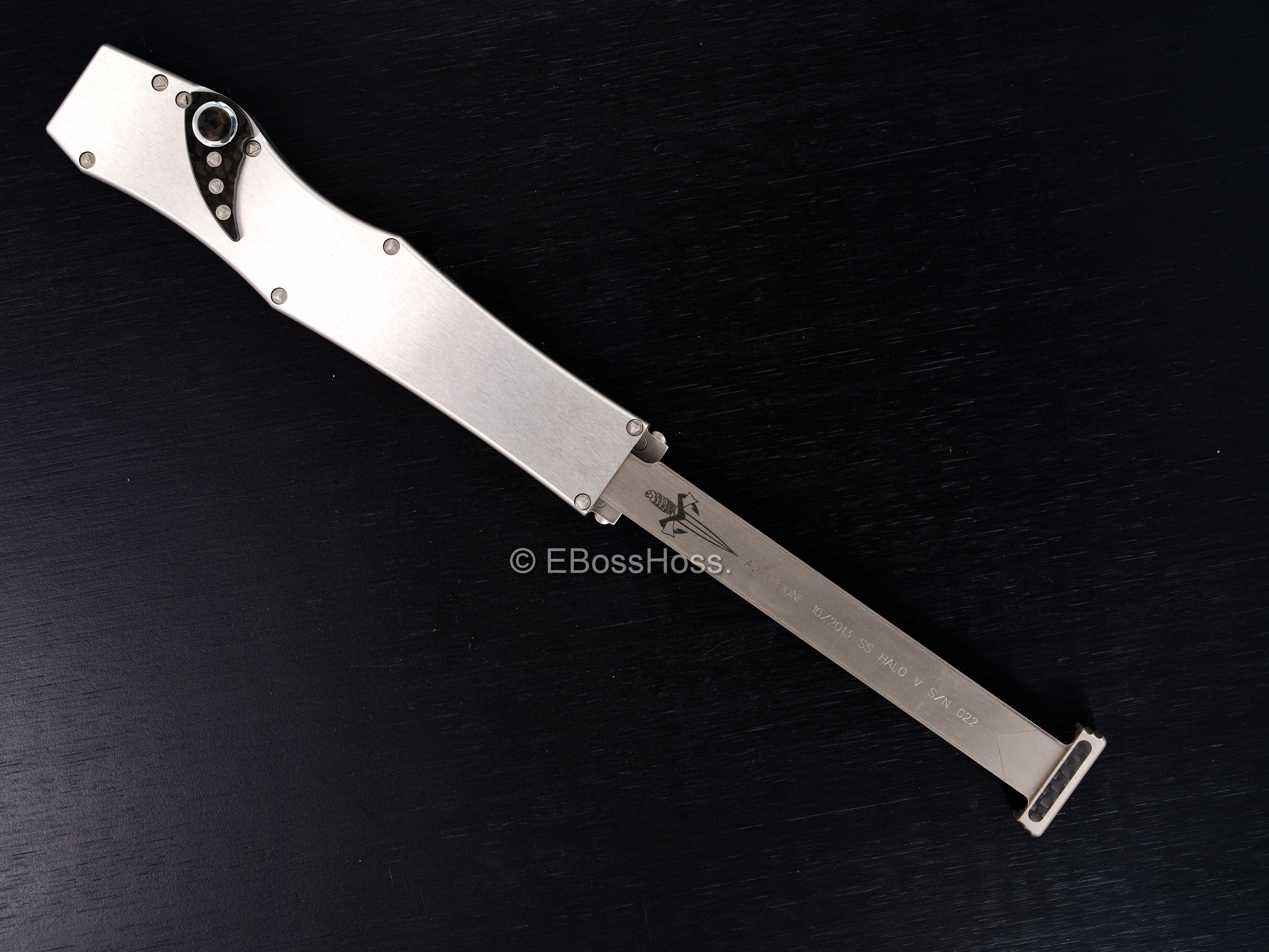 A. Marfione Custom Stainless Steel HALO V OTF