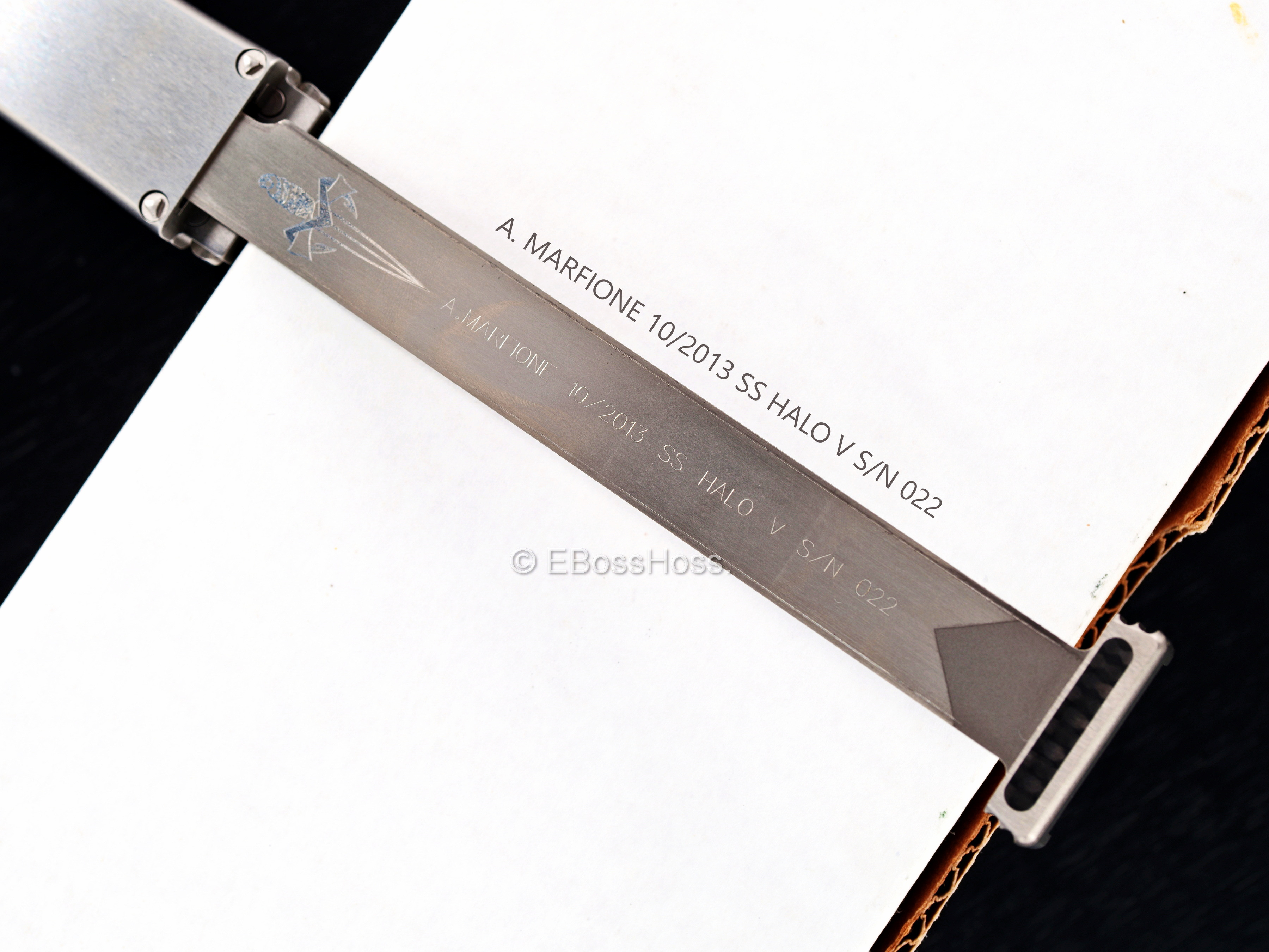A. Marfione Custom Stainless Steel HALO V OTF
