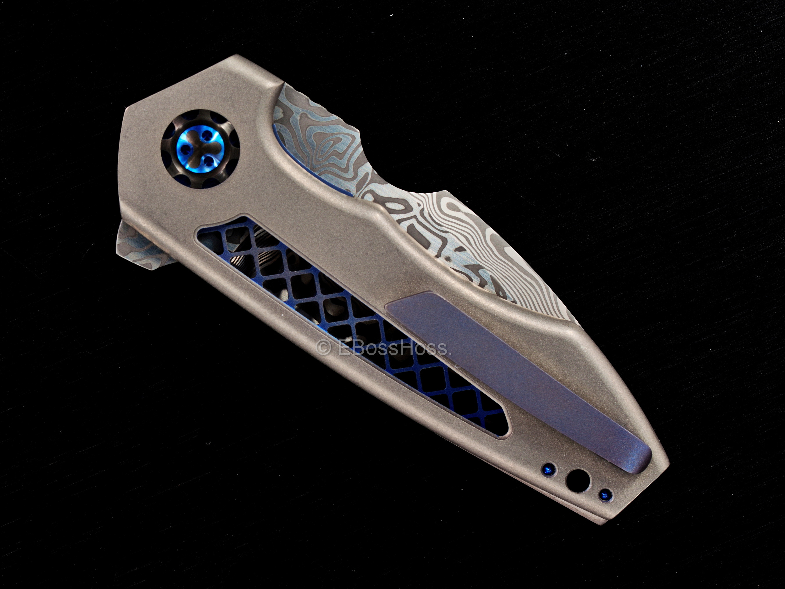 Michael Burch - Burchtree Bladeworks Custom Vented Dromos Inset-Lock Flipper