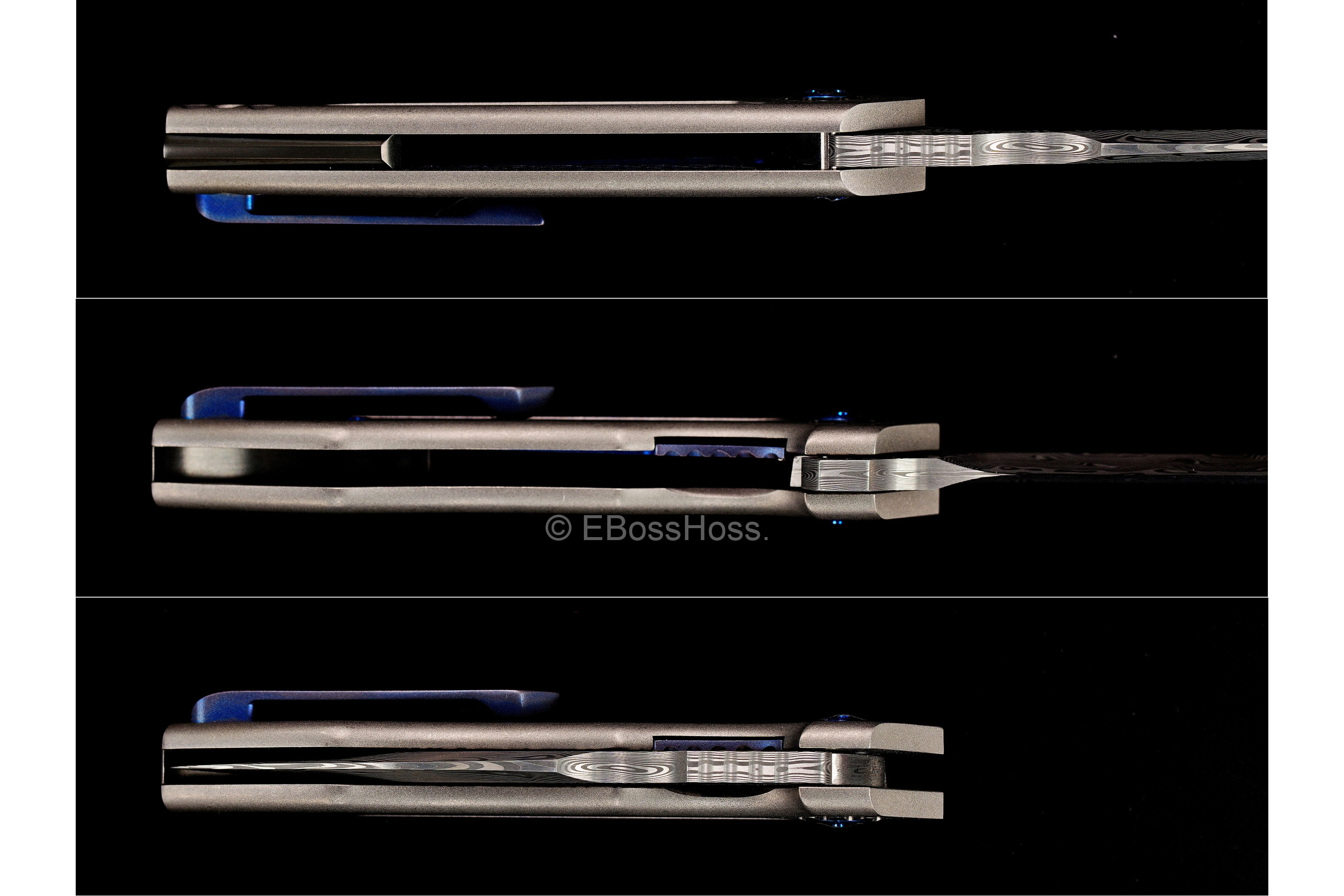 Michael Burch - Burchtree Bladeworks Custom Vented Dromos Inset-Lock Flipper