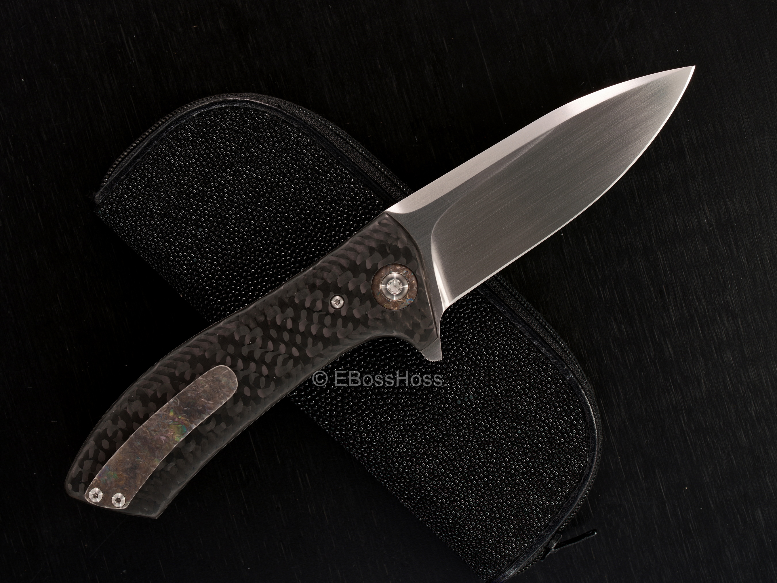 Todd Rexford Custom Singularity Flipper with Hot-Hammered Highlights