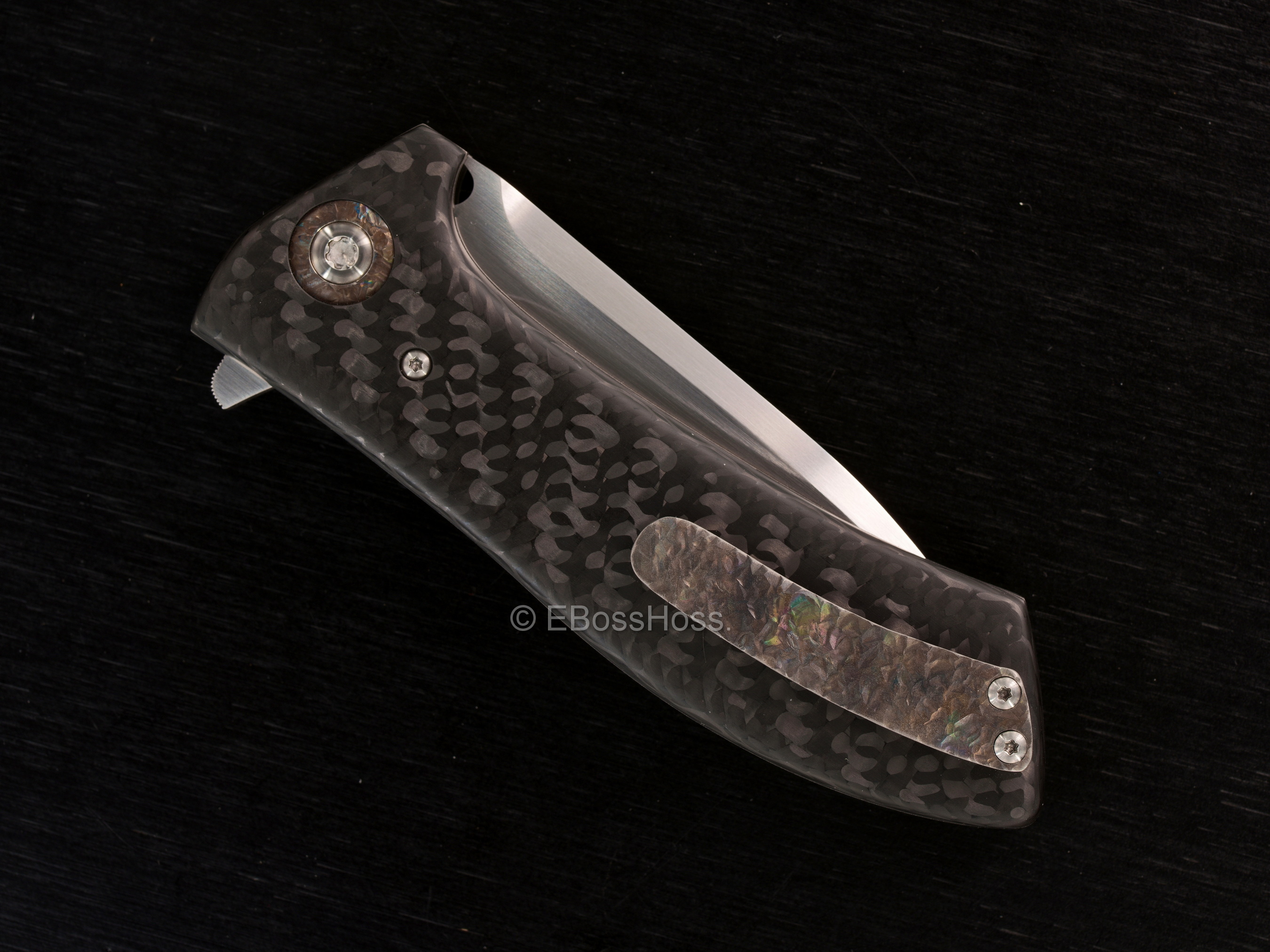 Todd Rexford Custom Singularity Flipper with Hot-Hammered Highlights