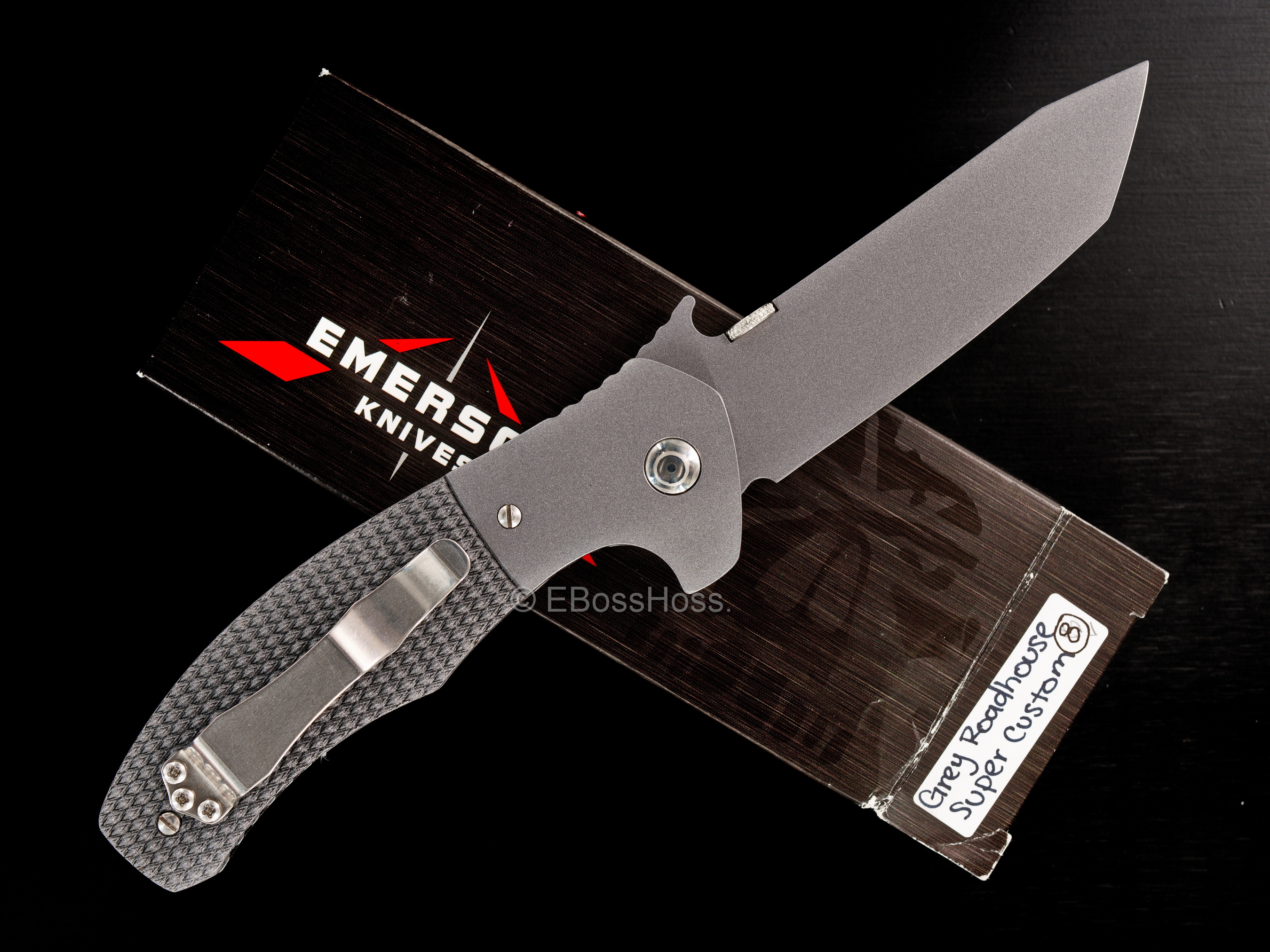 Ernie Emerson Hand-made Hand-ground Wolf Pack Super Custom Roadhouse