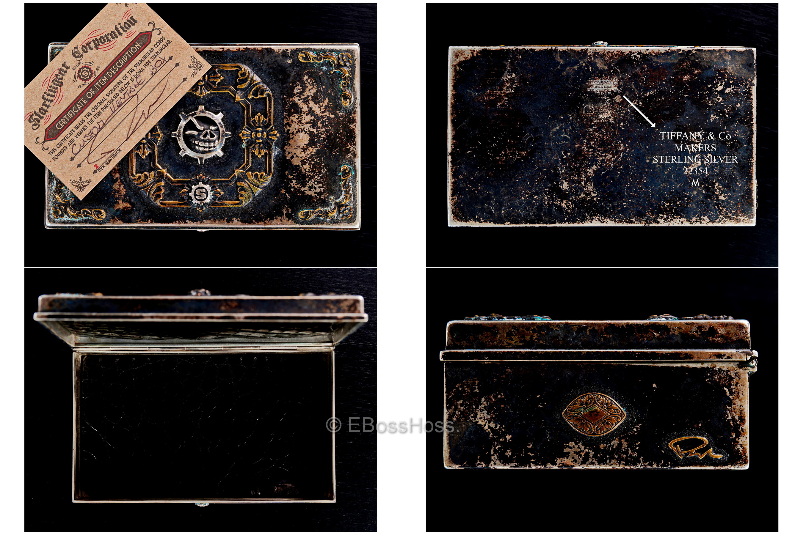 Tiffany - Starlingear Custom Sterling Silver Box by Ryk Maverick