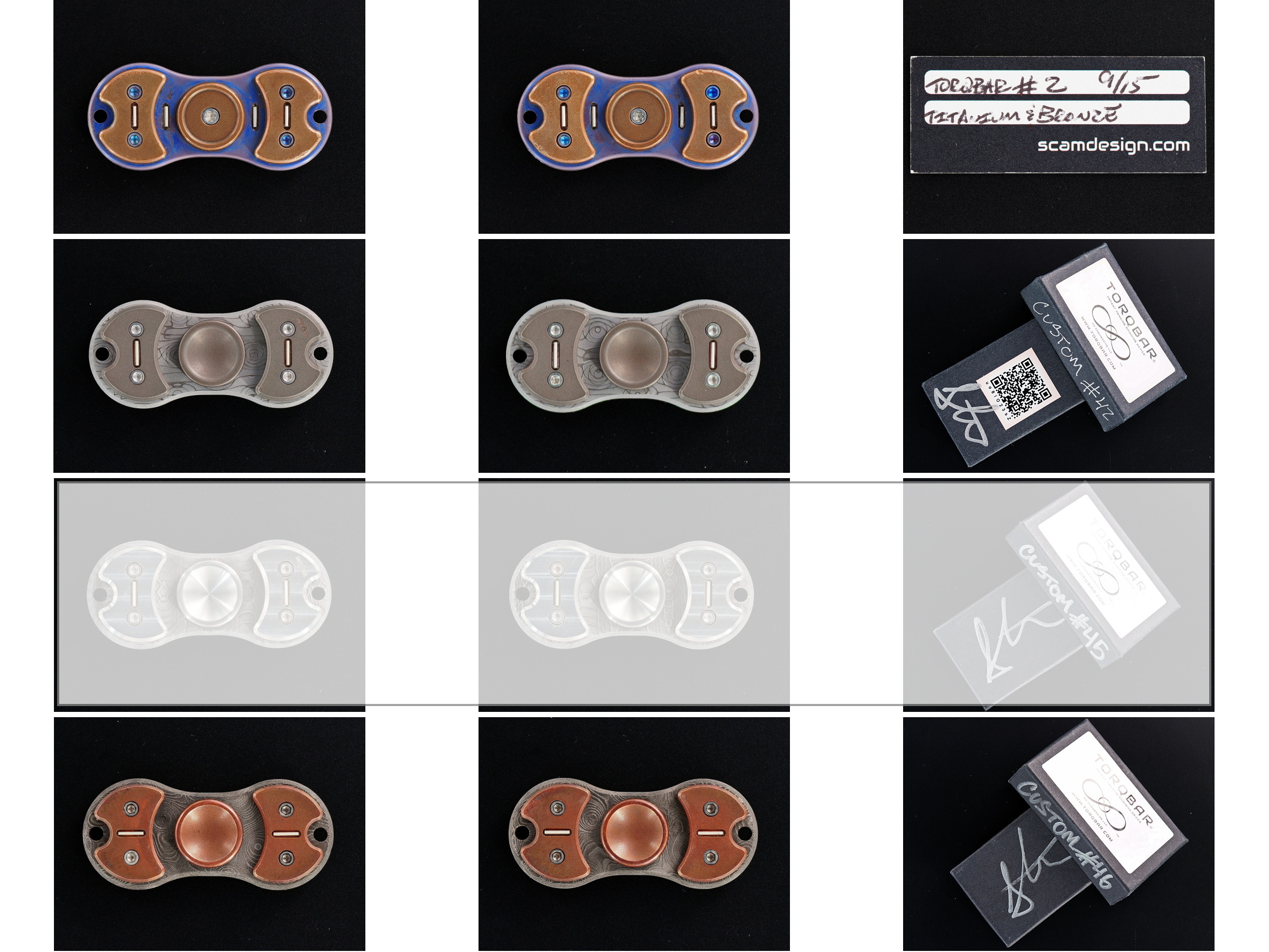 Torqbar Custom Deluxe Numbered Fidget Spinners