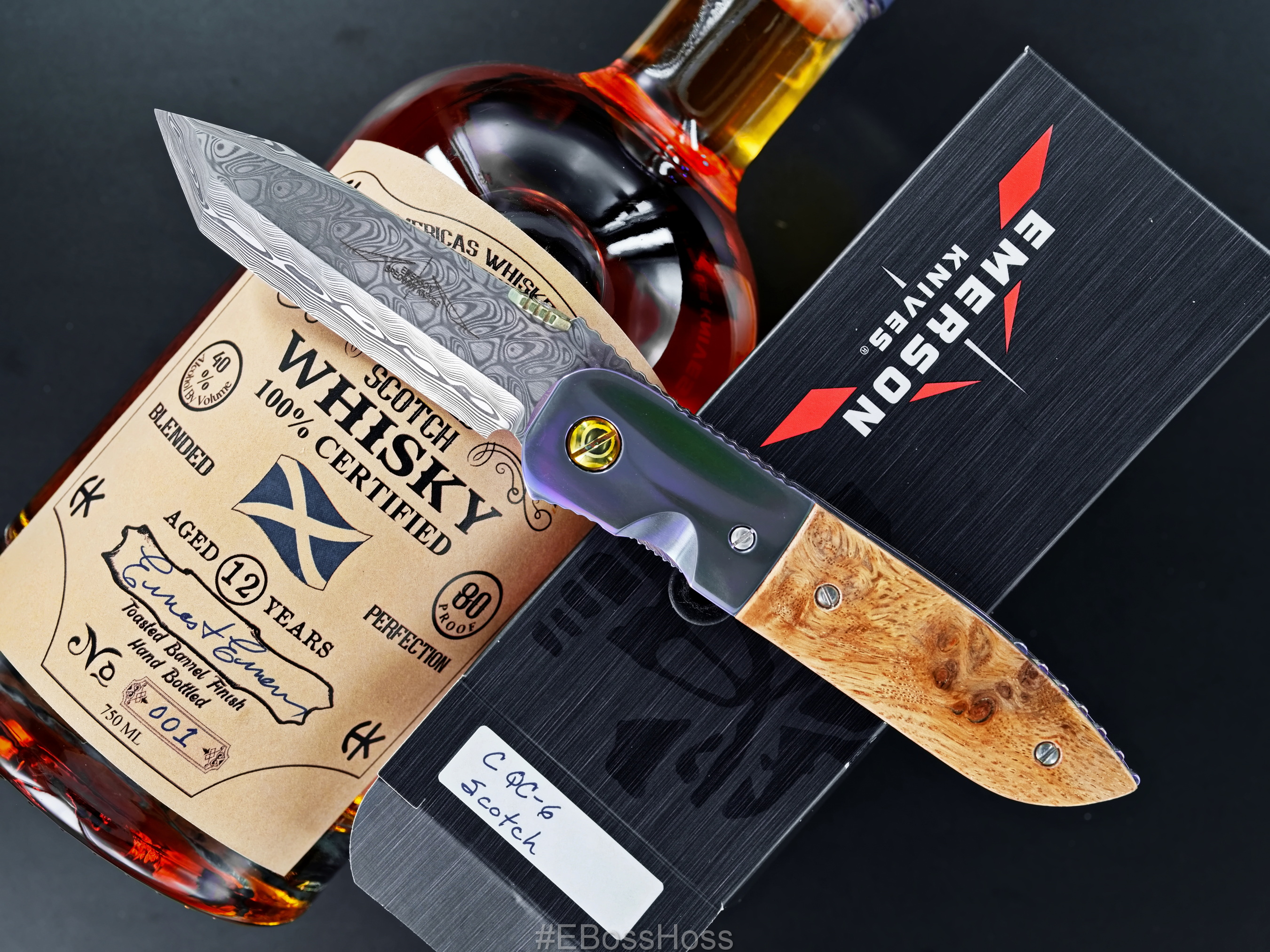 Ernie Emerson Custom Scotch Whiskey CQC-6 Set