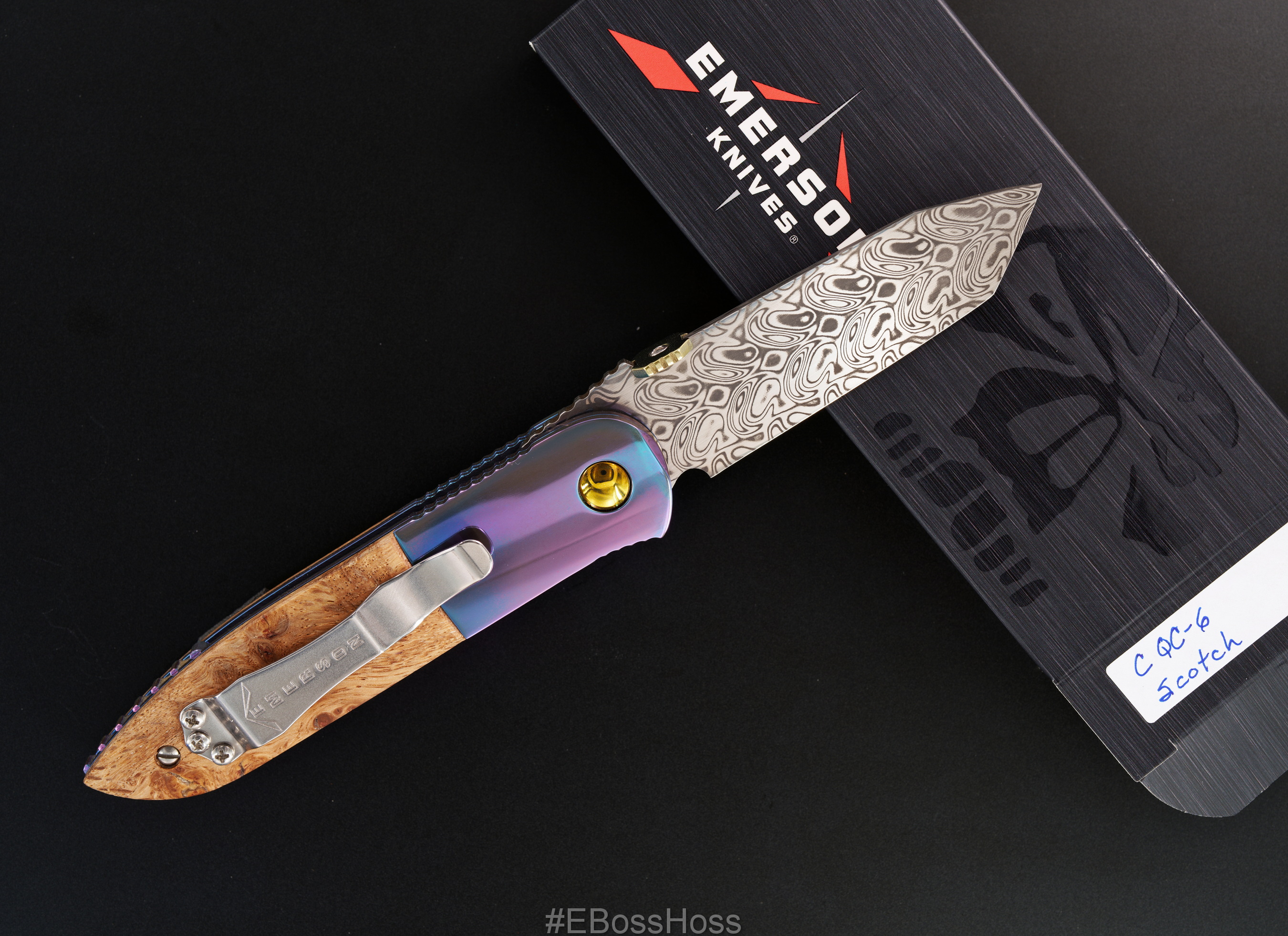 Ernie Emerson Custom Scotch Whiskey CQC-6 Set