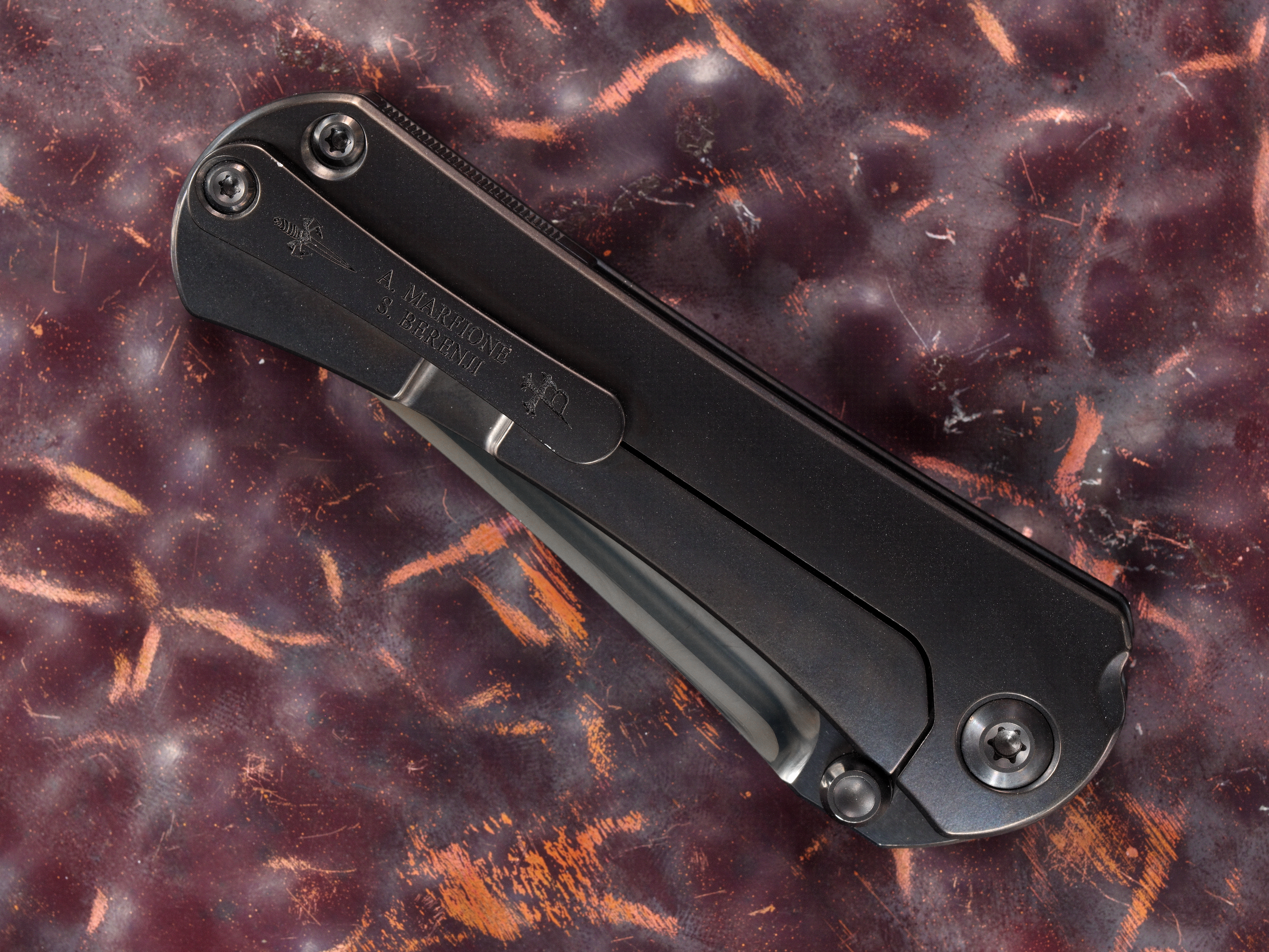 Marfione Custom Knives / Borka Blades Black Diamond SBKF Collaboration