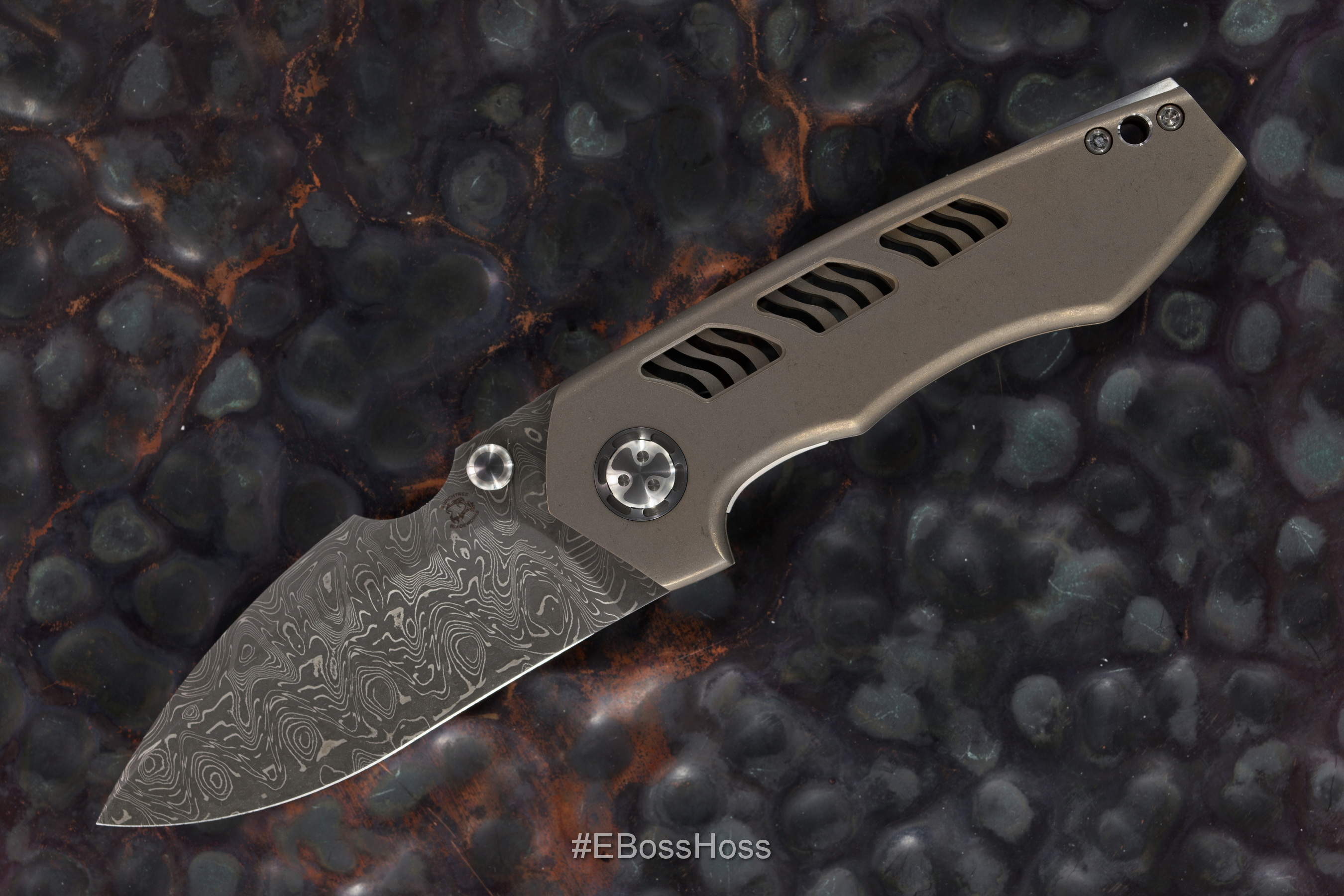 Michael Burch - Burchtree Bladeworks Custom Vented Mini - Dromos Inset-Lock