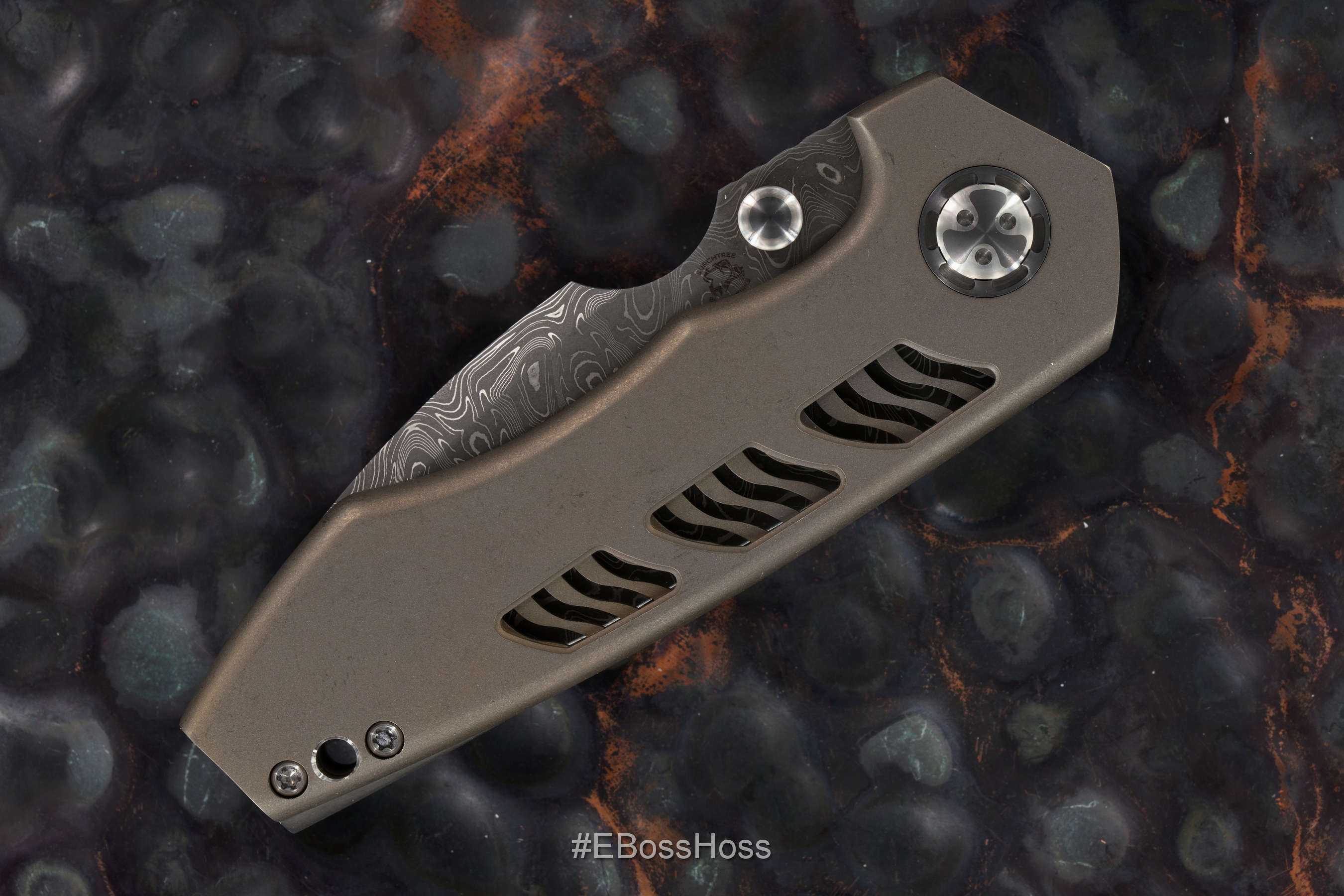 Michael Burch - Burchtree Bladeworks Custom Vented Mini - Dromos Inset-Lock