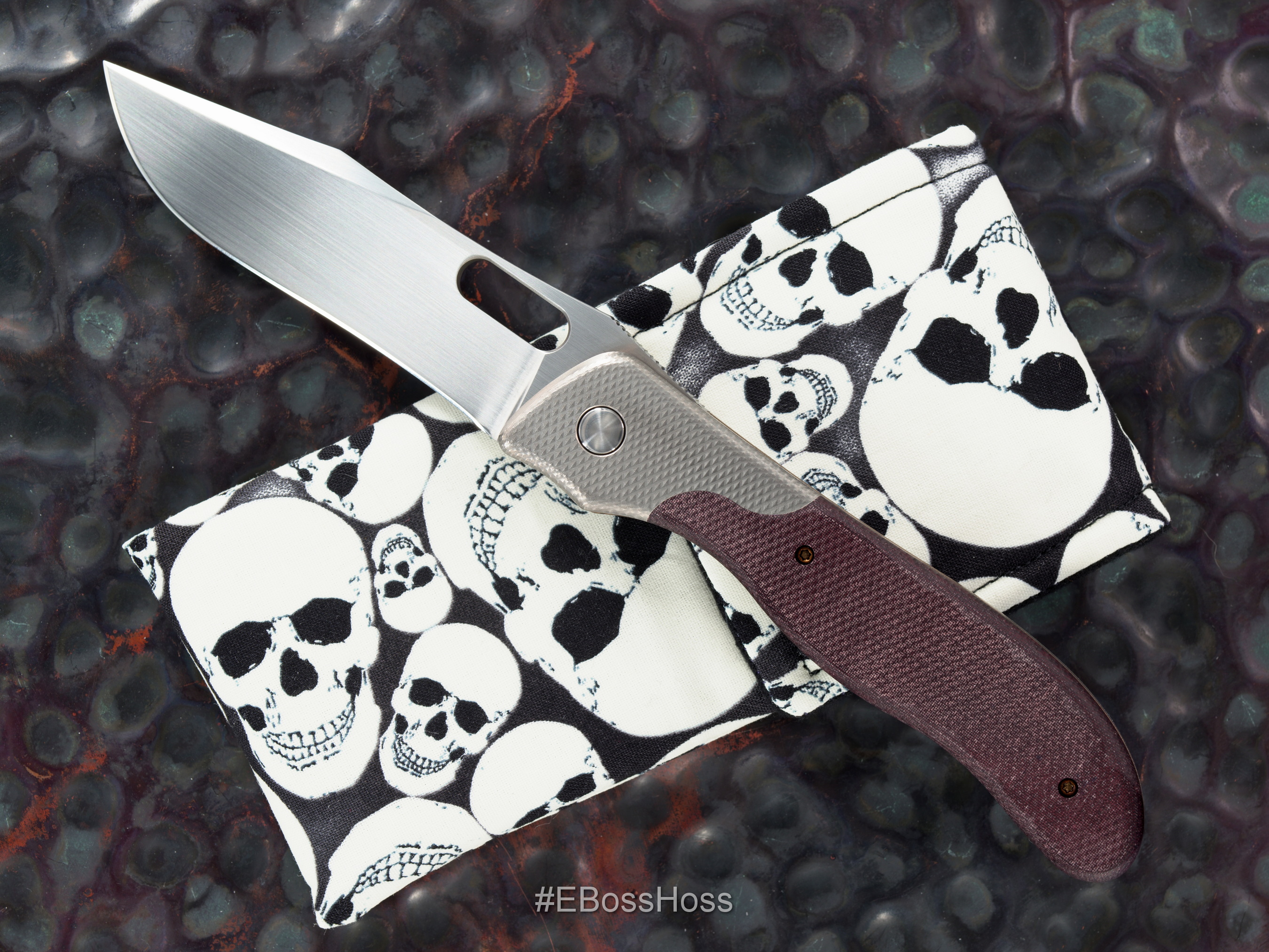 Gerry McGinnis Custom Bolstered Deluxe Notorious Clip Point