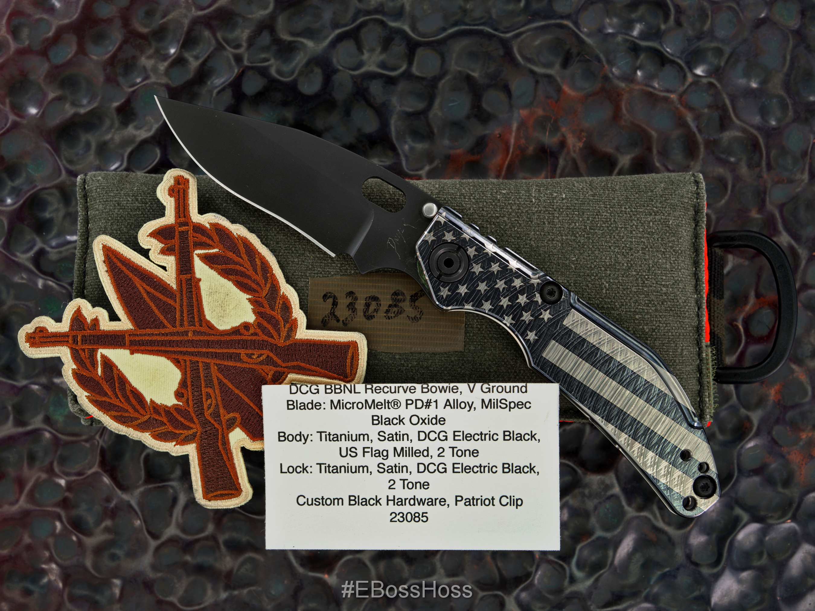 Duane Dwyer Custom BBNL Framelock Folder #23085