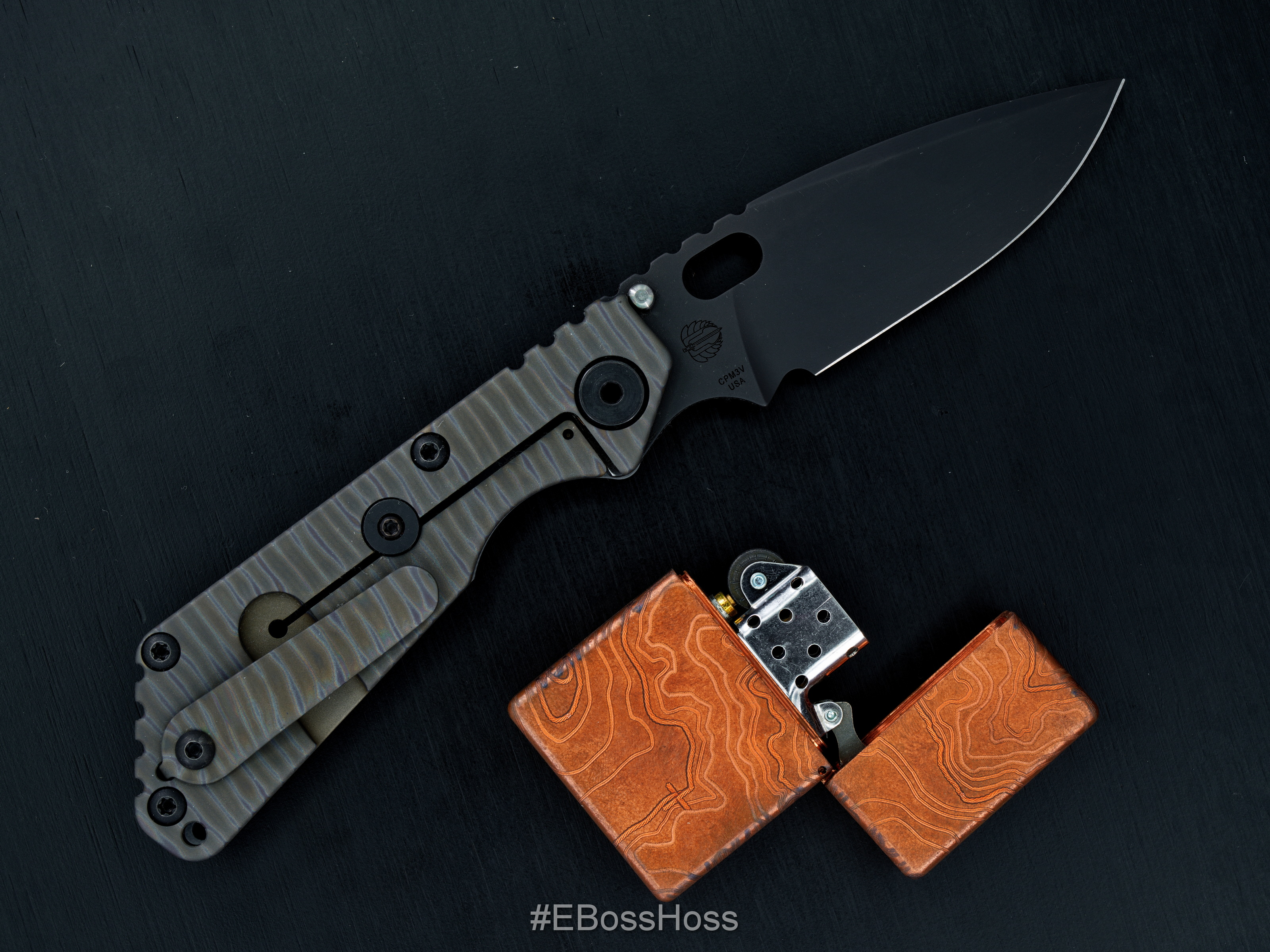 Strider Knives / Monkey Edge Collab FRAG SnG & Lighter