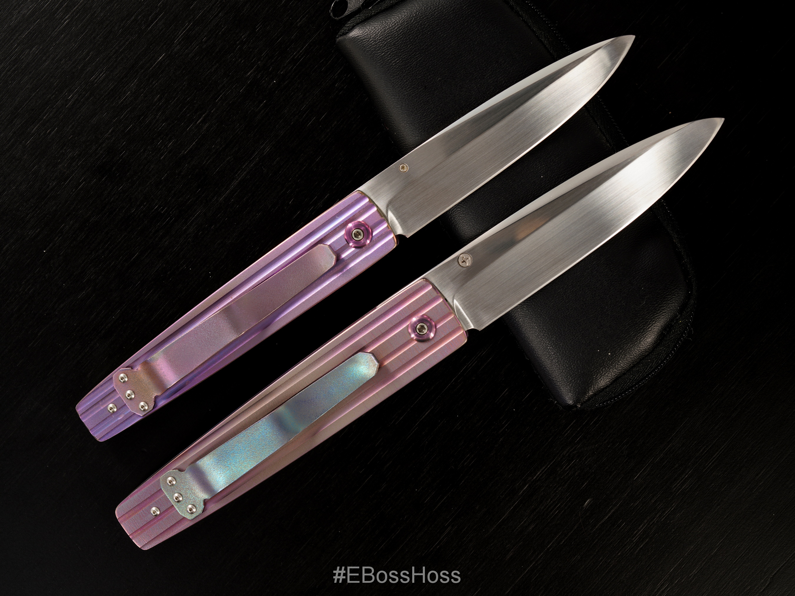 Ernest Emerson Custom Dressed Pre-tac Halfmoon Folders