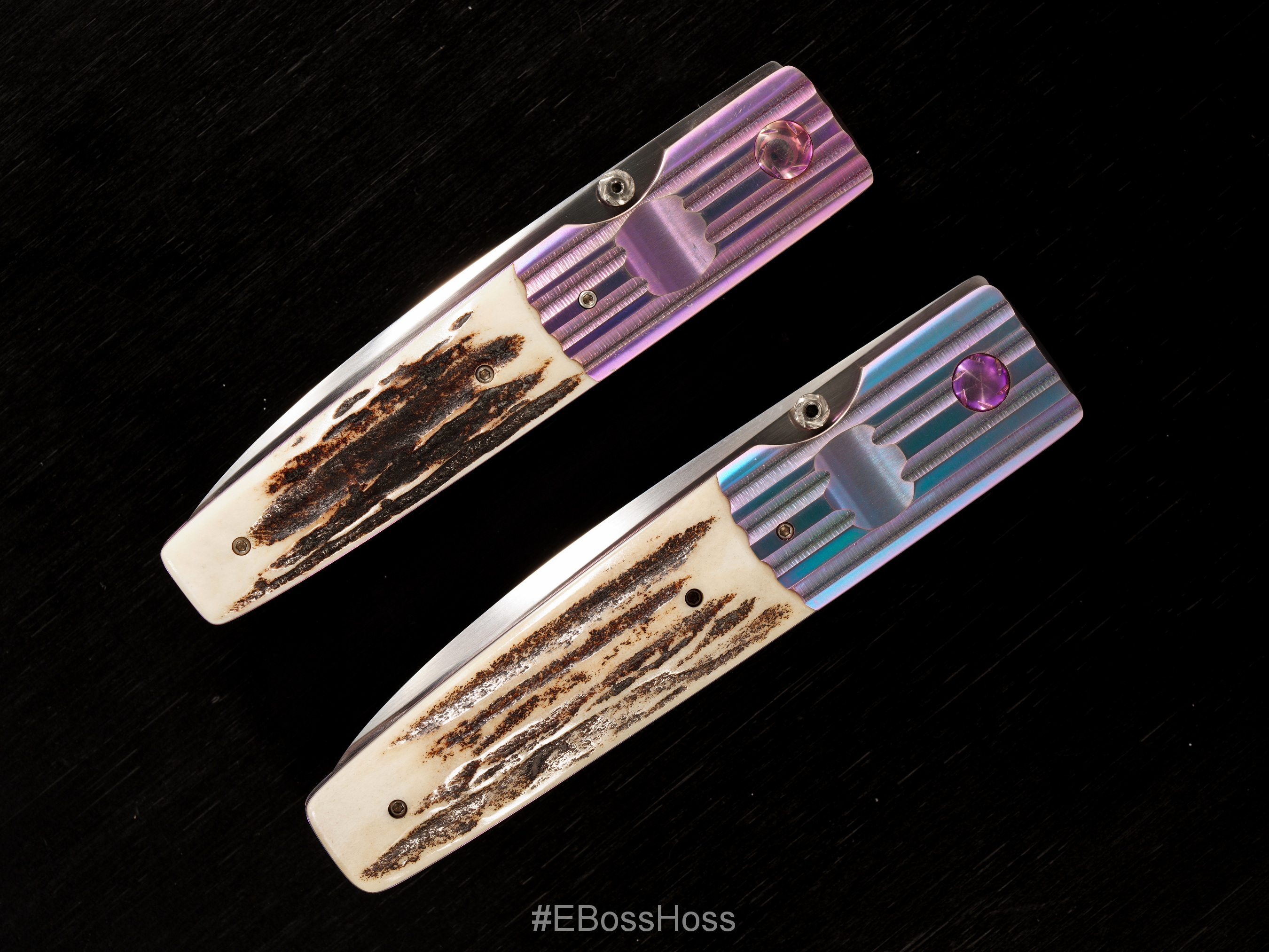 Ernest Emerson Custom Dressed Pre-tac Halfmoon Folders