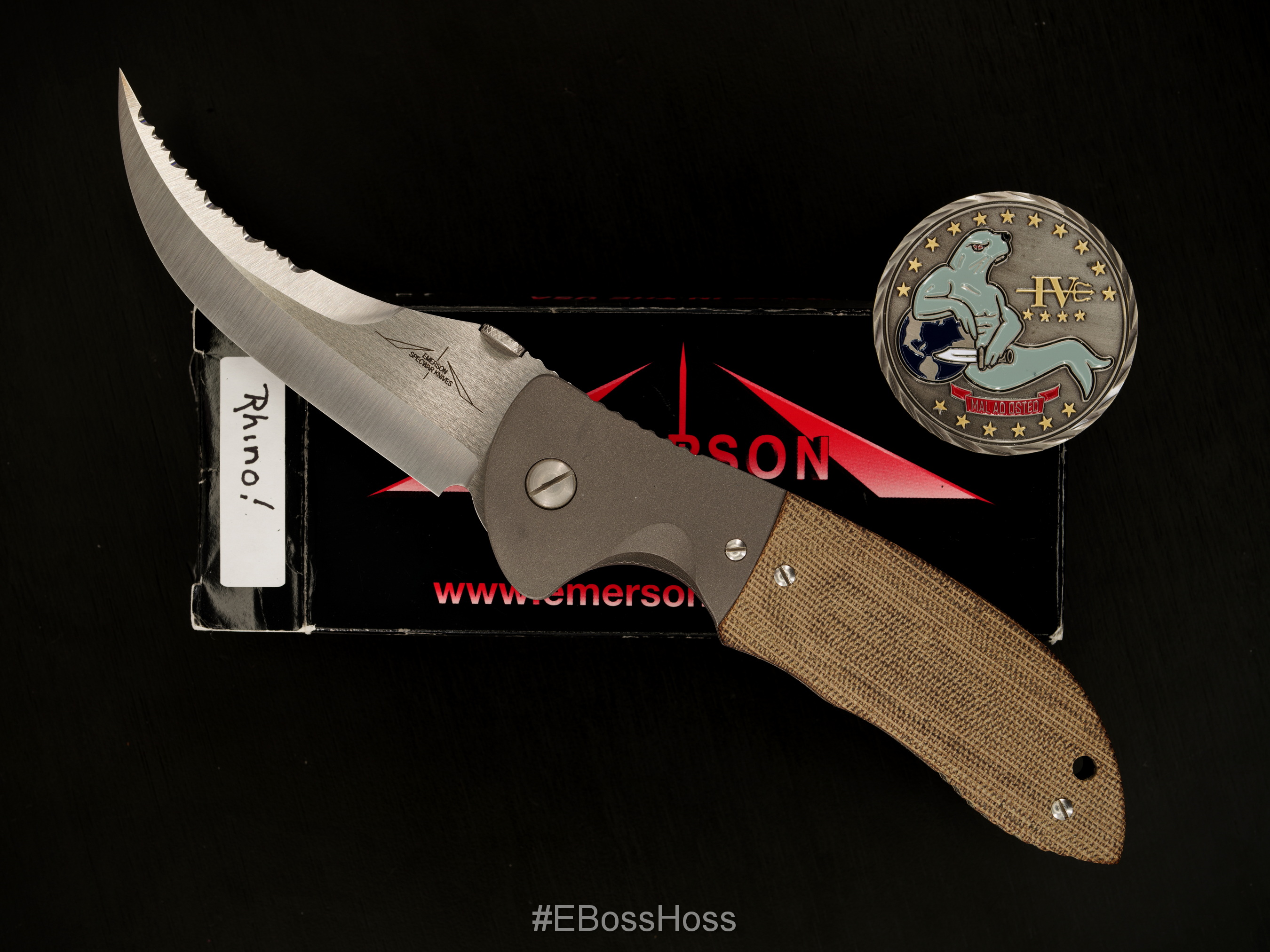 Ernie Emerson Custom Bolstered Rhino